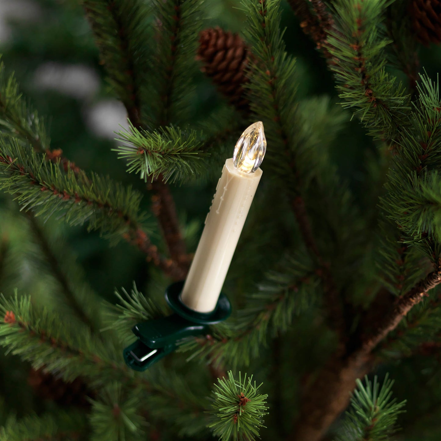LED Clip on Tree Taper Candles with Remote (Set of 12)