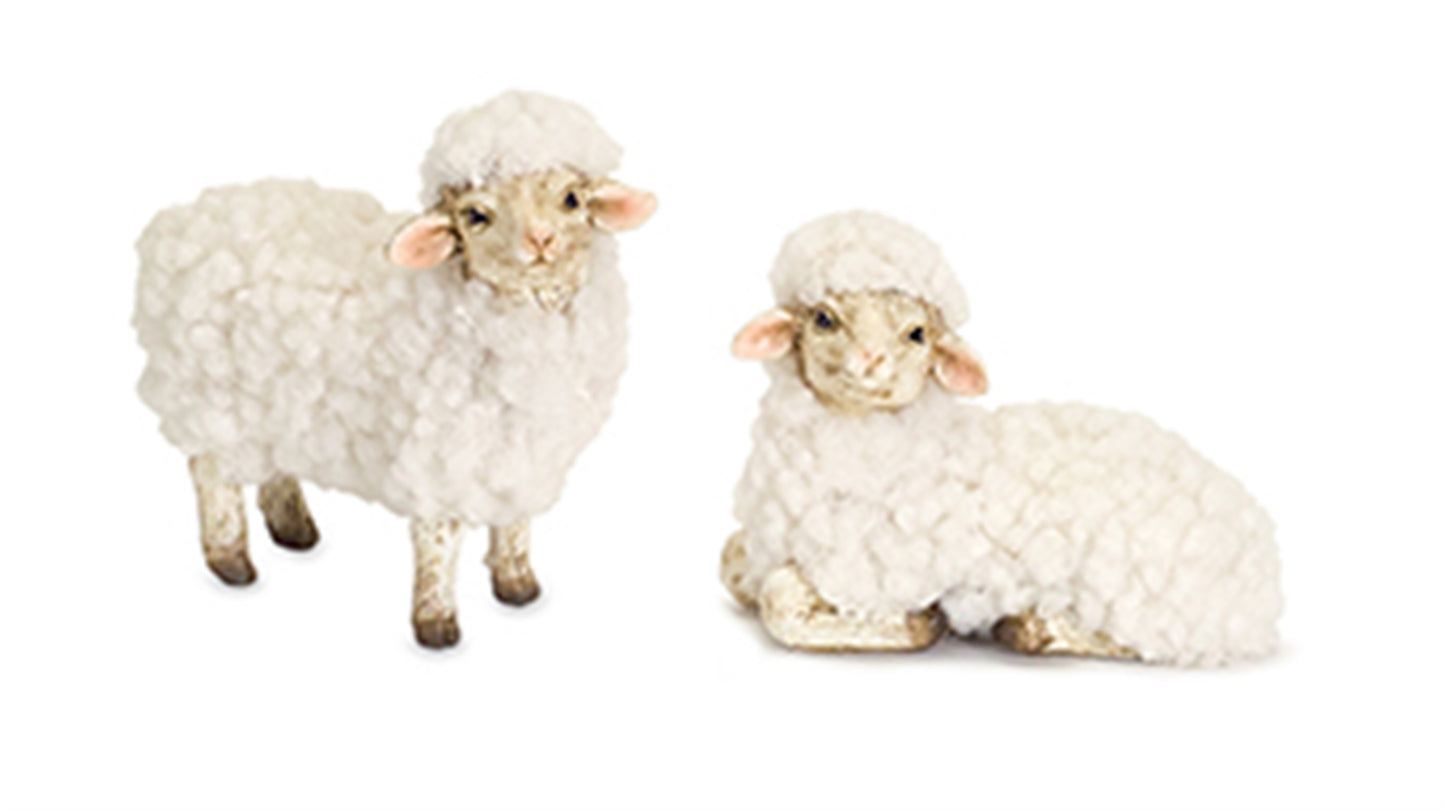 Happy Tabletop Sheep Figurine (Set of 8)