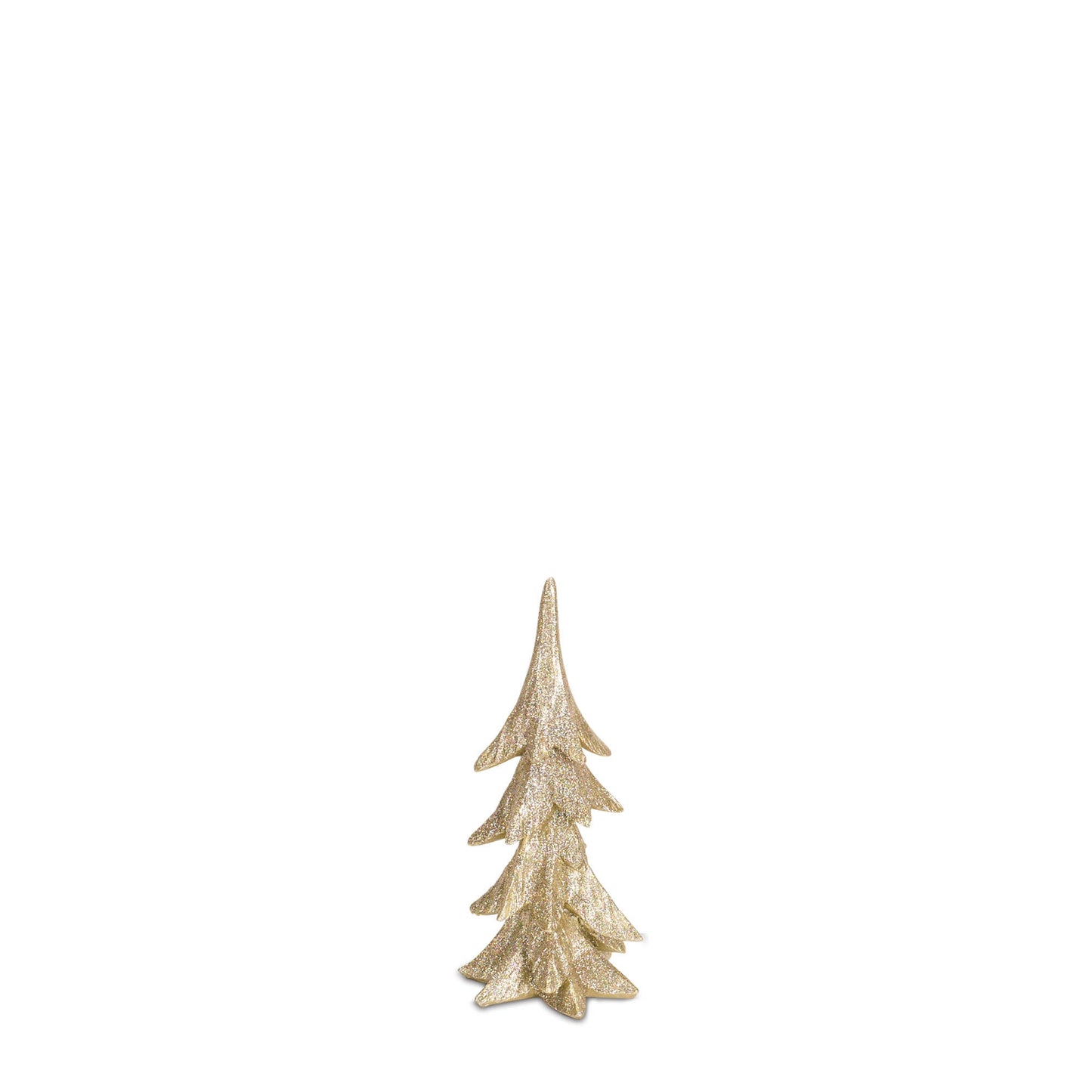 Gold Shimmer Tabletop Holiday Tree (Set of 3)