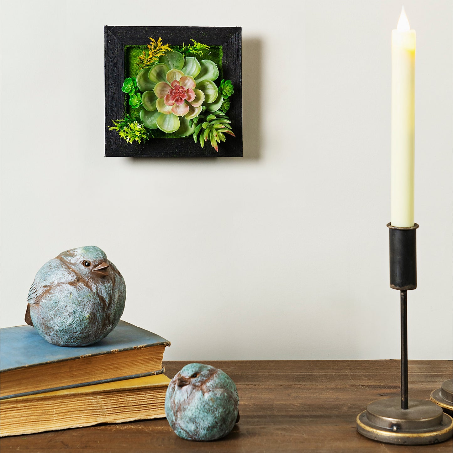 Hanging Succulent Box Wall Decor (Set of 6)