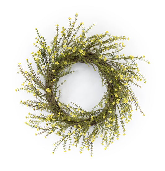Mini Daisy Floral Wreath 18"D