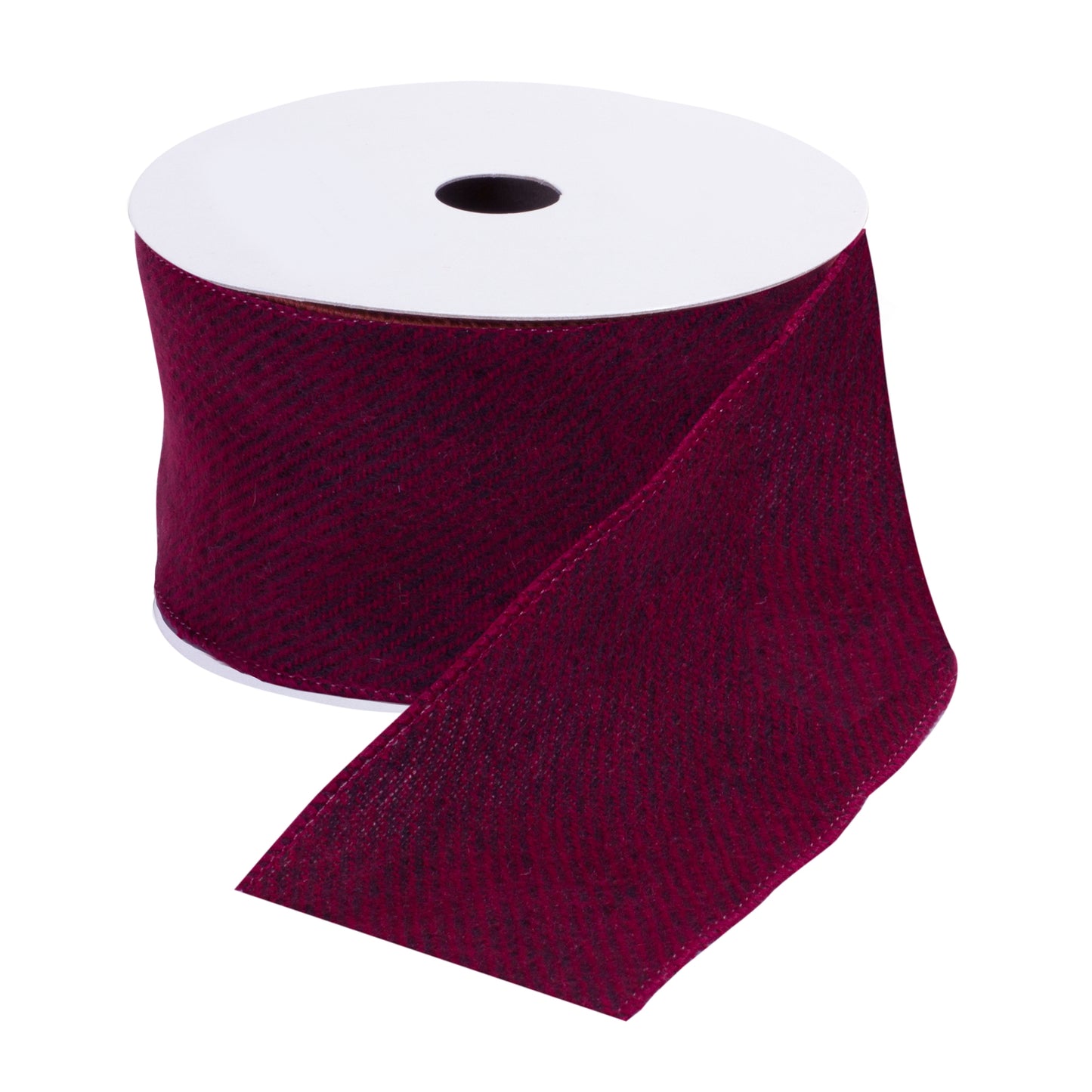 Burgandy Wired Ribbon (Set of 6)
