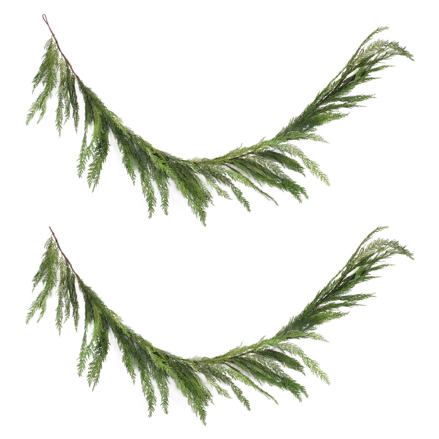 Winter Cedar Foliage Garland (Set of 2)
