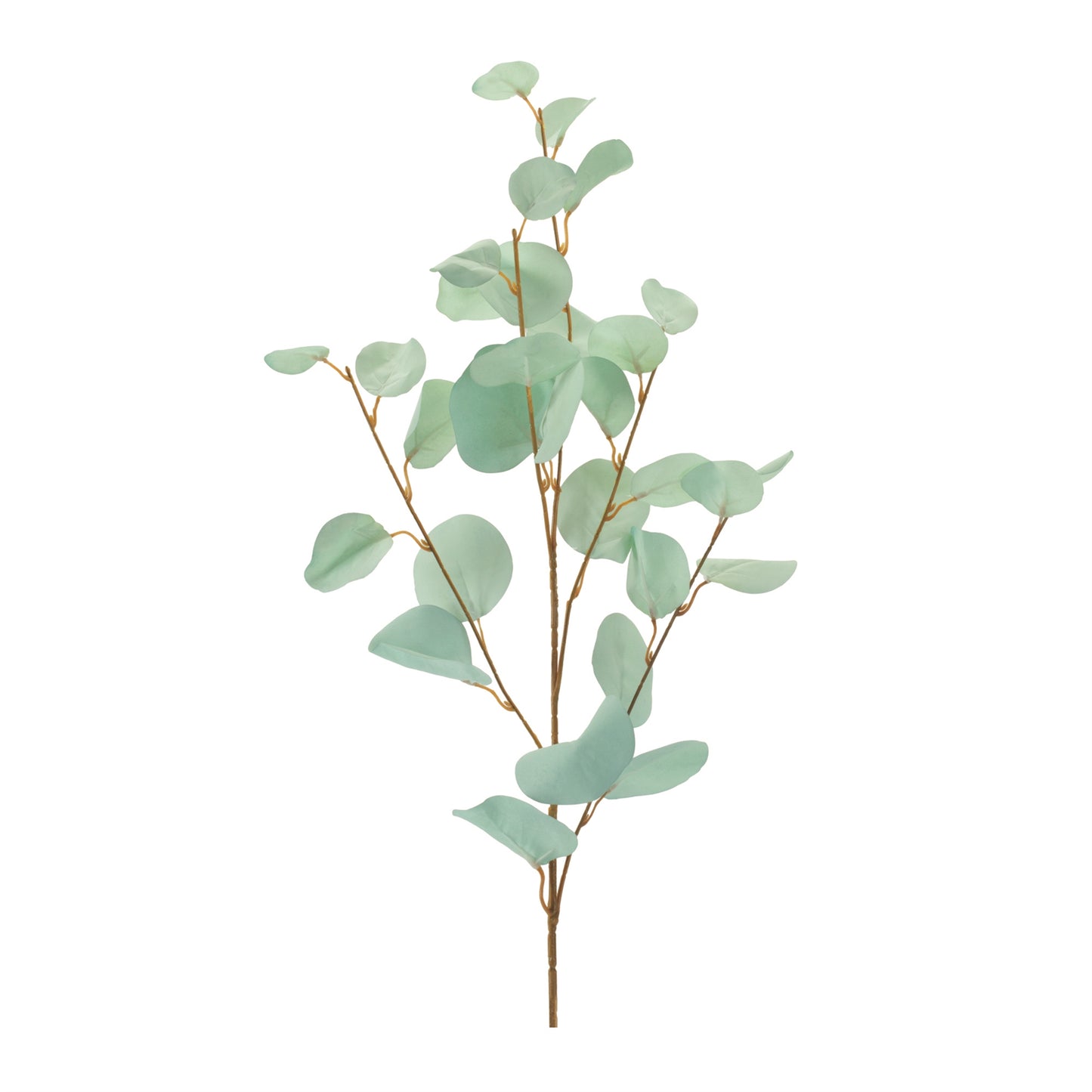 Blue Silver Dollar Eucalyptus Leaf Spray (Set of 6)