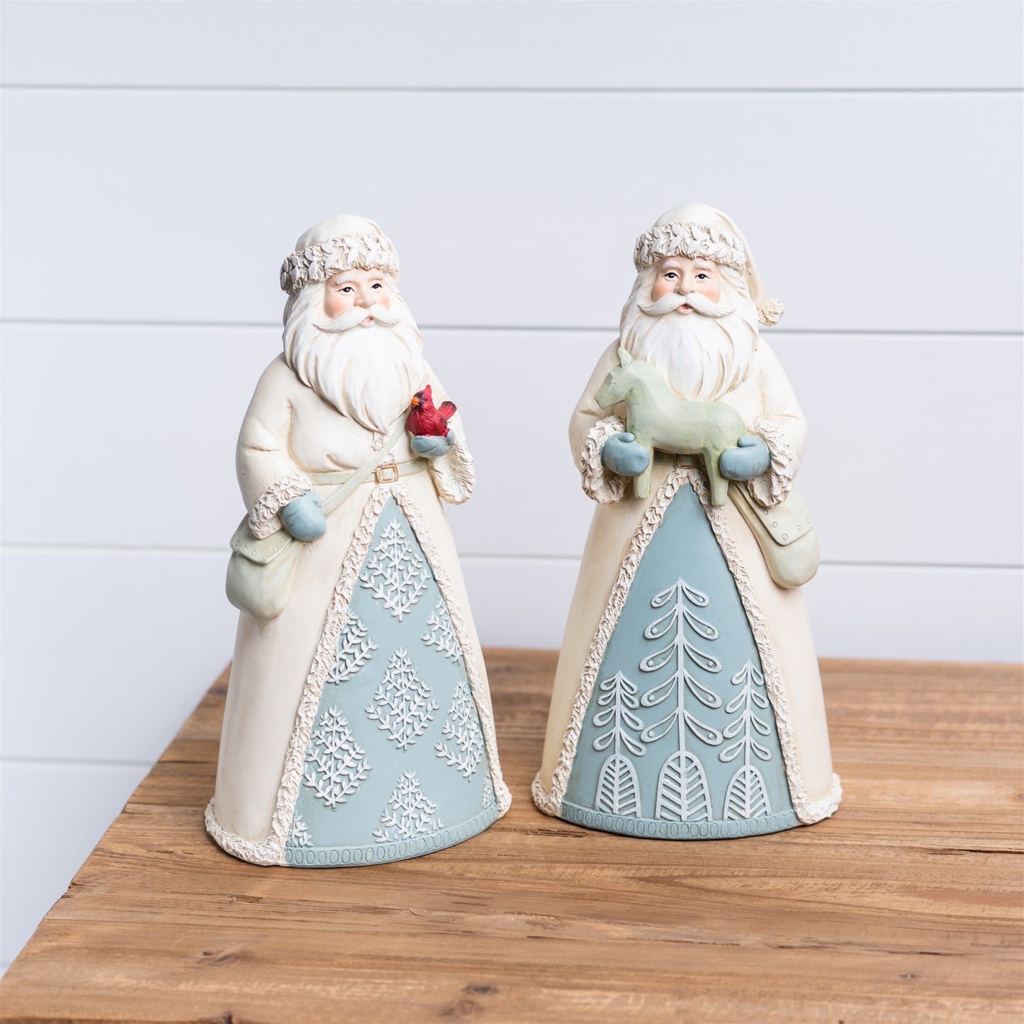 Winter Santa Figurine (Set of 2)