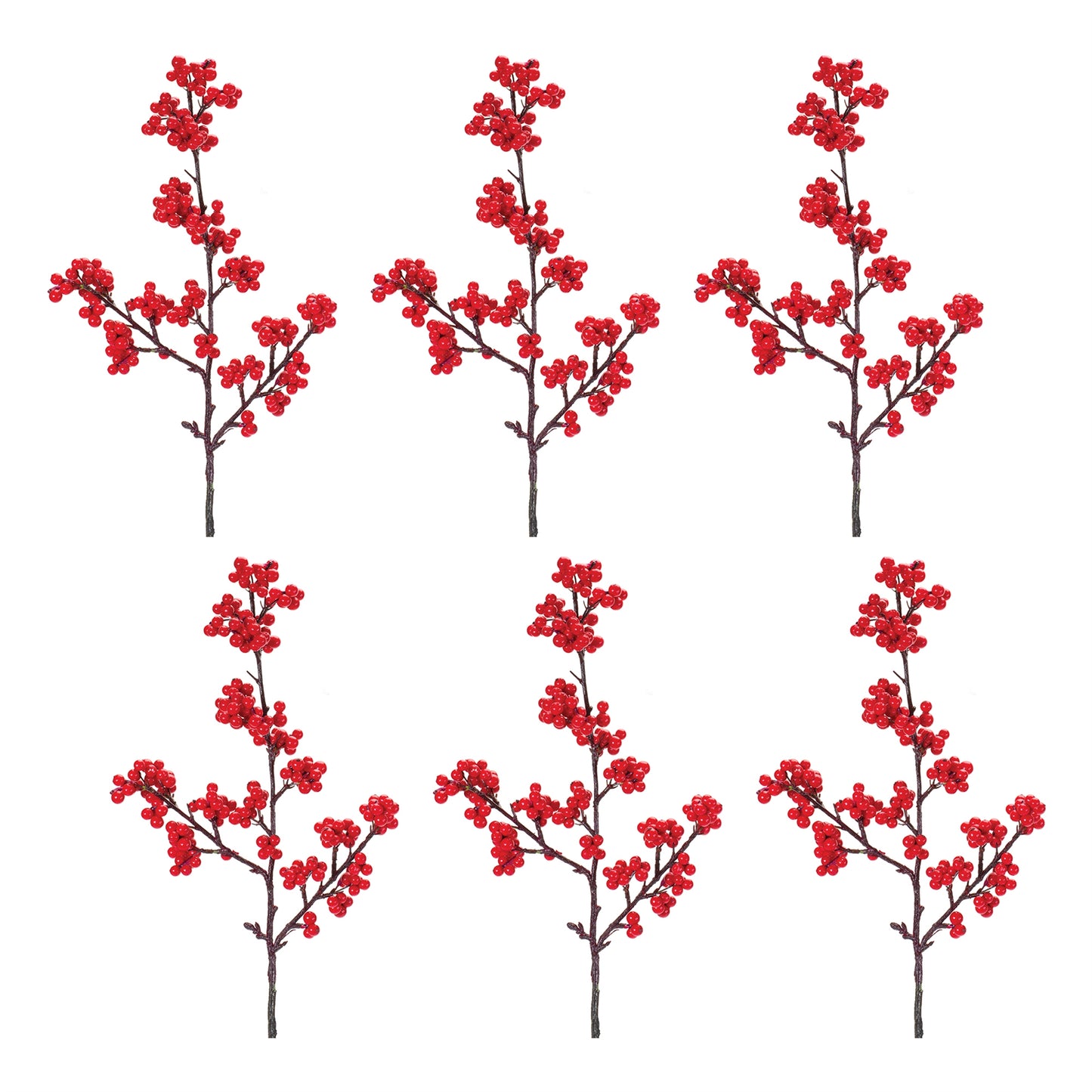 Berry Twig Spray (Set of 6)