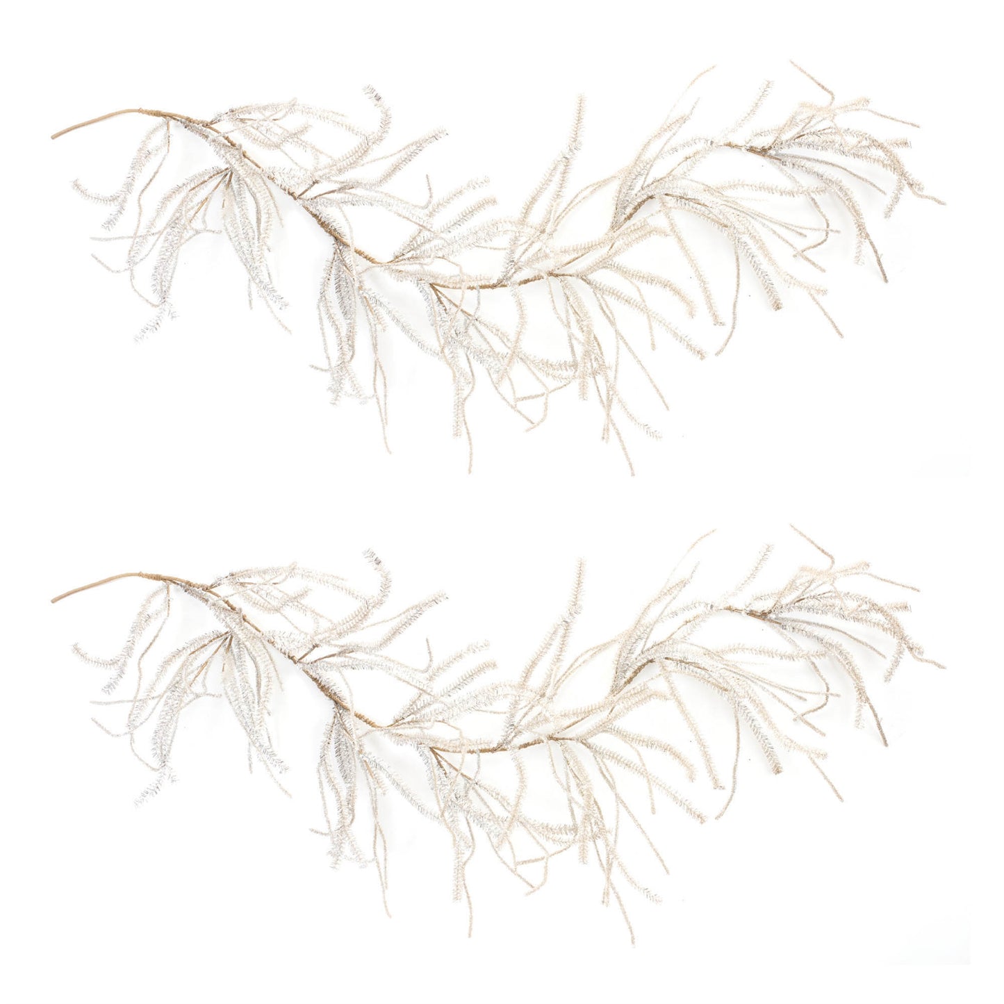 Glittered Pine Garland (Set of 2)