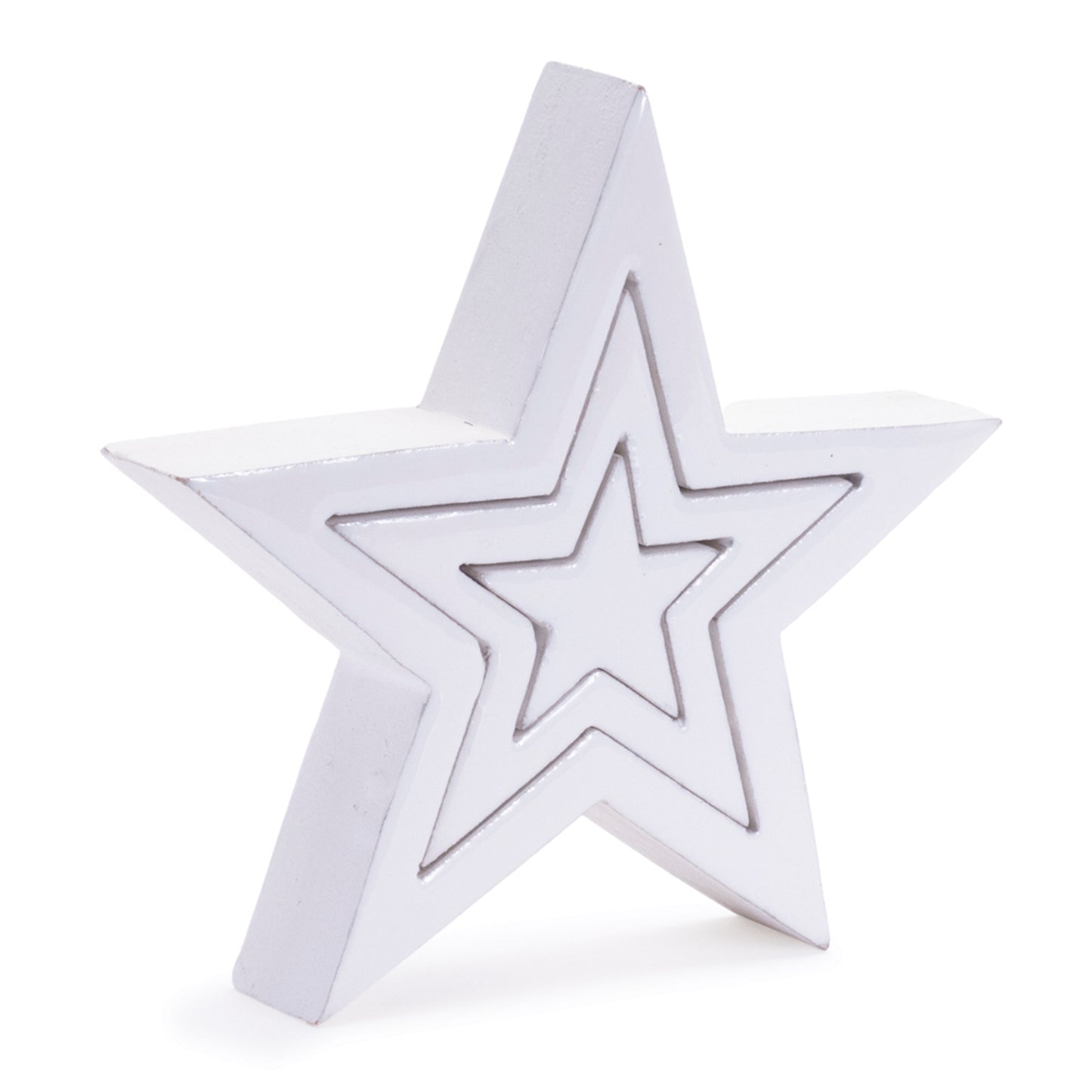 Wood Triple Star Puzzle (Set of 2)