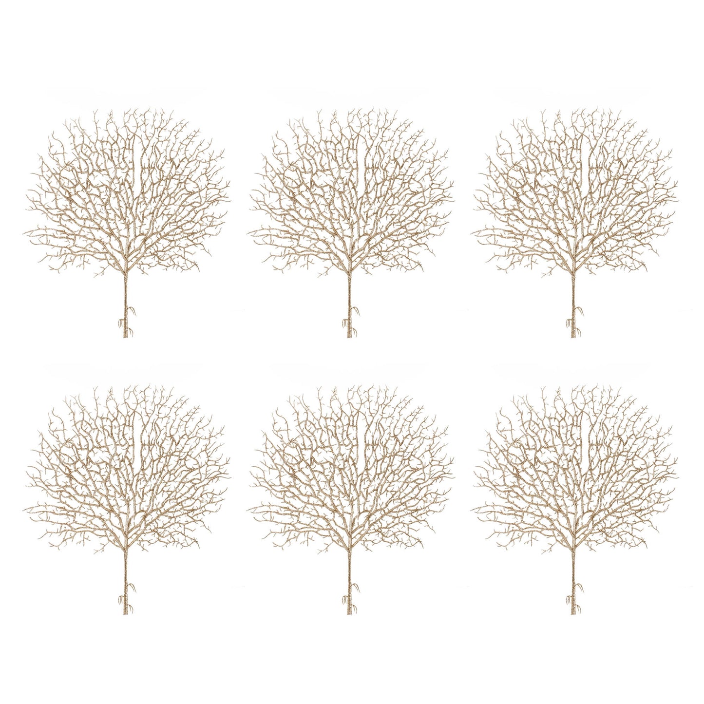 Glittered Twig Spray (Set of 6)
