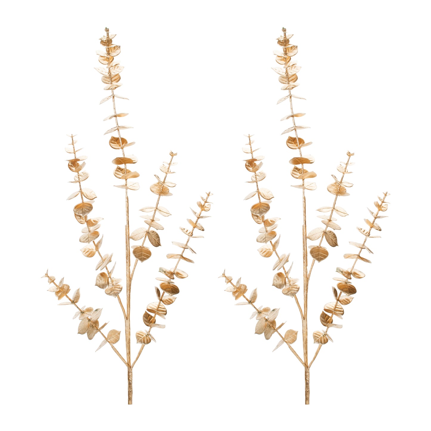 Metallic Eucalyptus Leaf Spray (Set of 2)