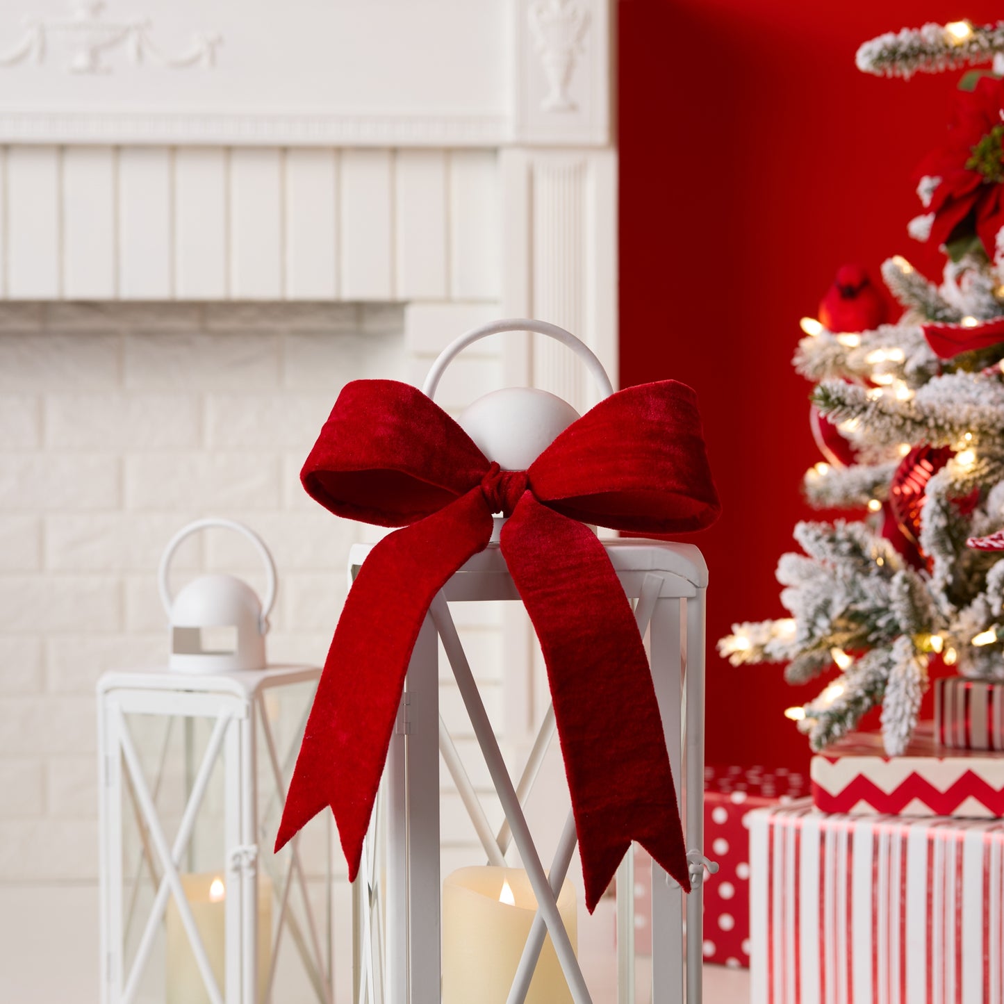 Red Wired Holiday Boy (Set of 2)