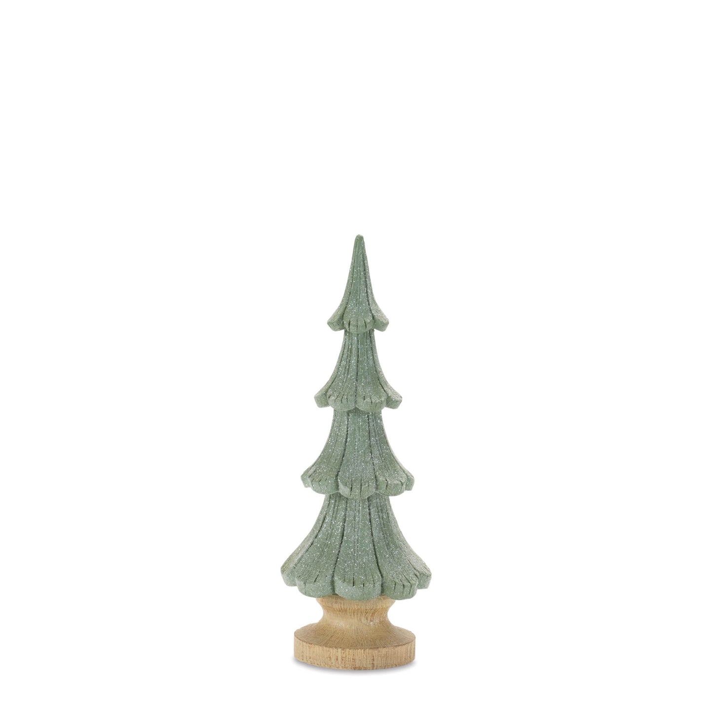 Glittered Pine Tree (Set of 3)