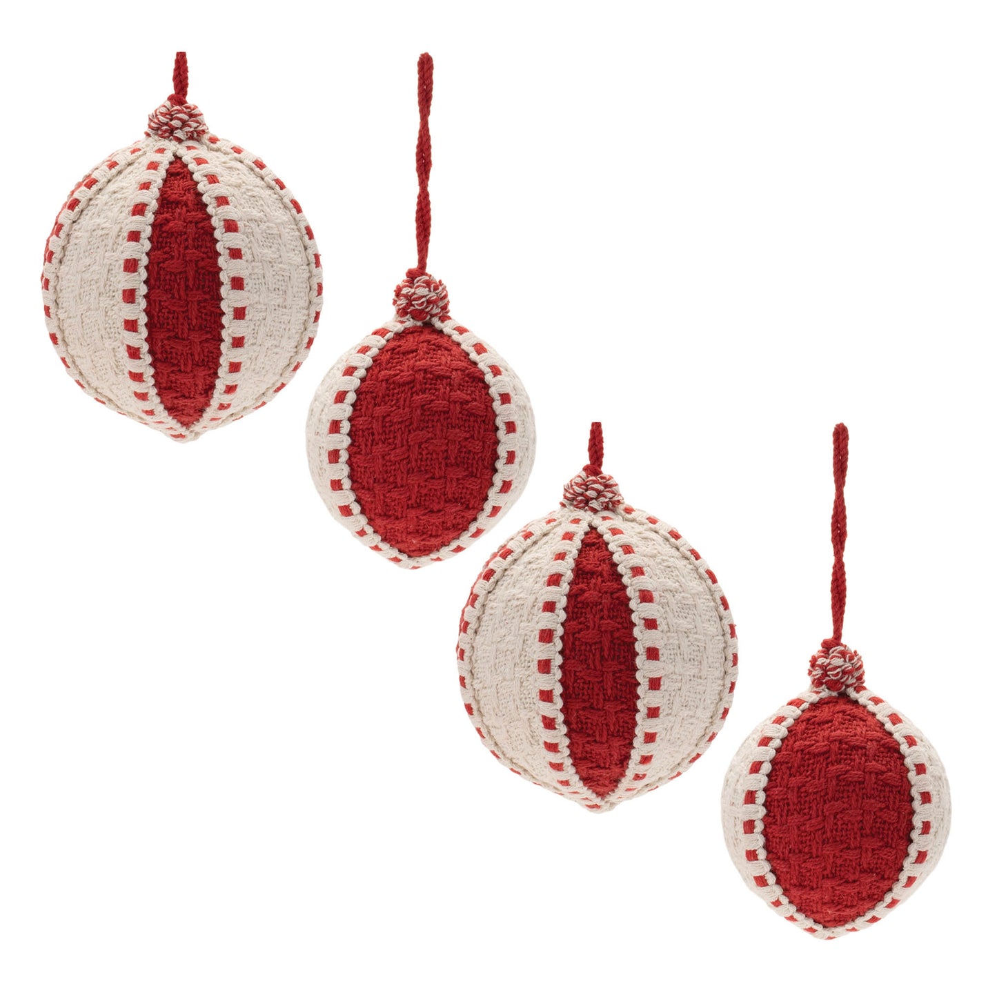 Woven Ball Ornament (Set of 4)