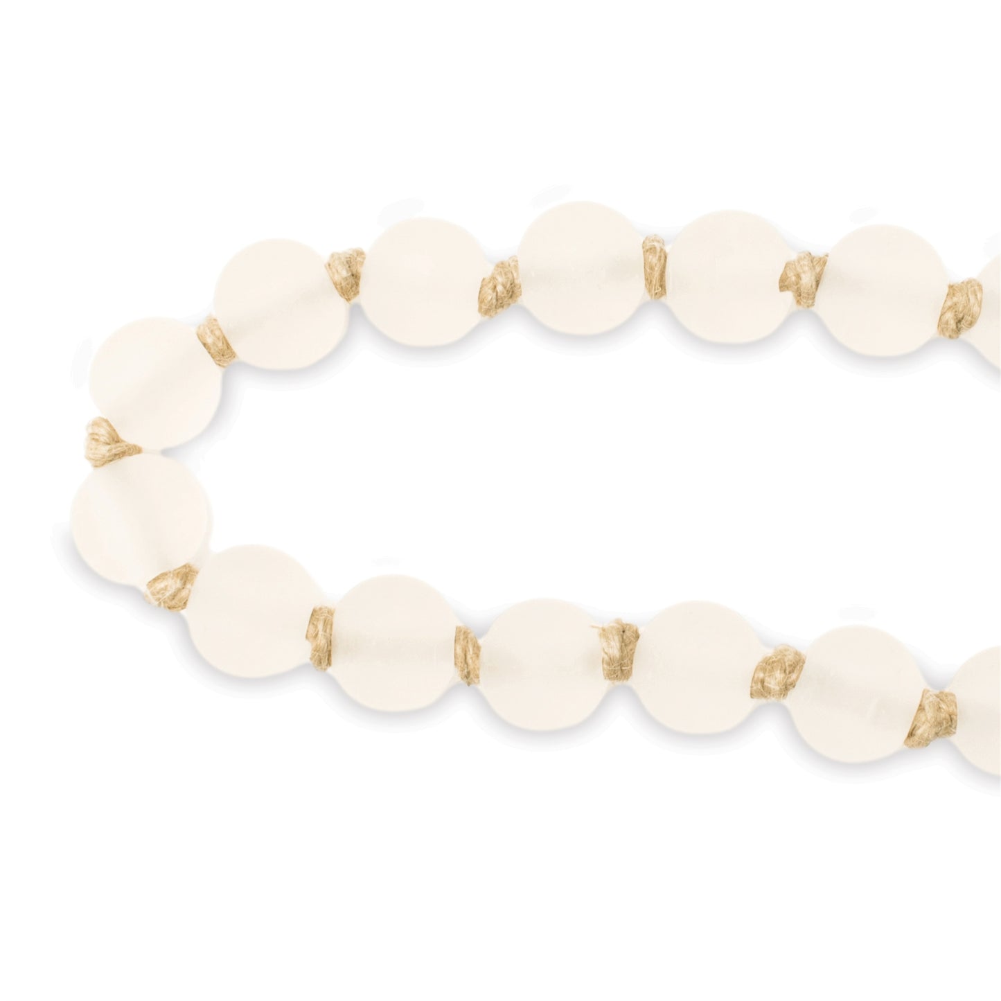 Frosted Glass Bead Garland – Set of 2