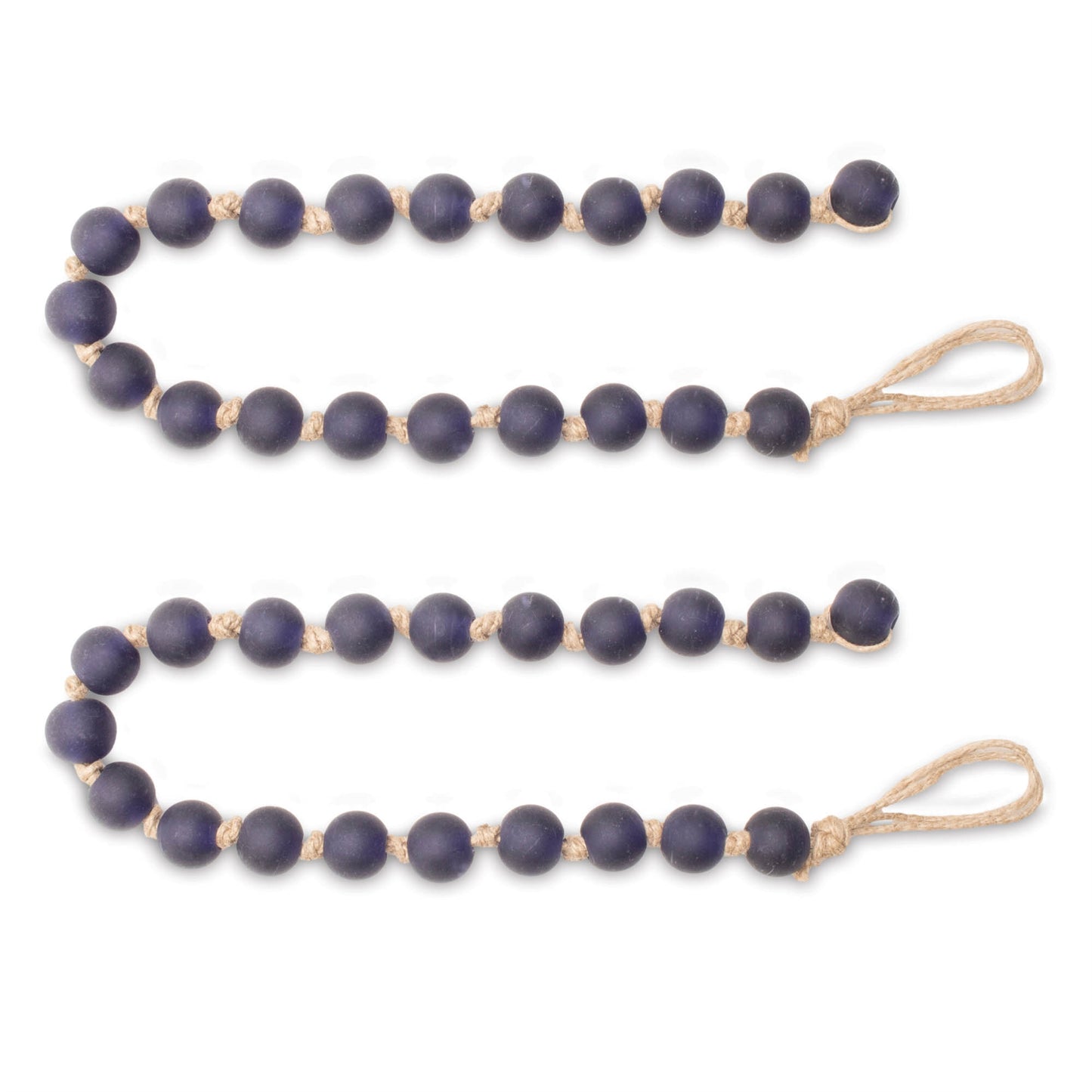 Frosted Glass Bead Garland (Set of 2)