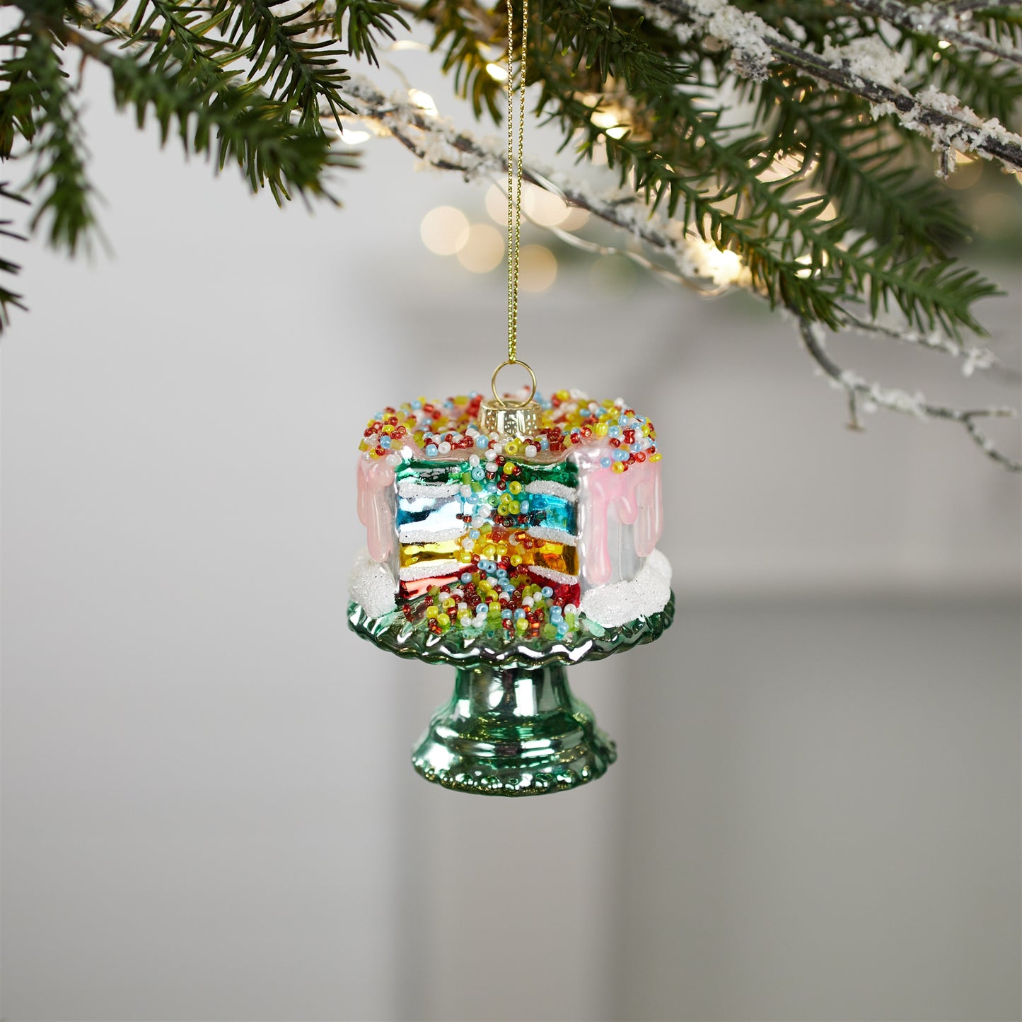 Layered Cake Ornament (Set of 6)