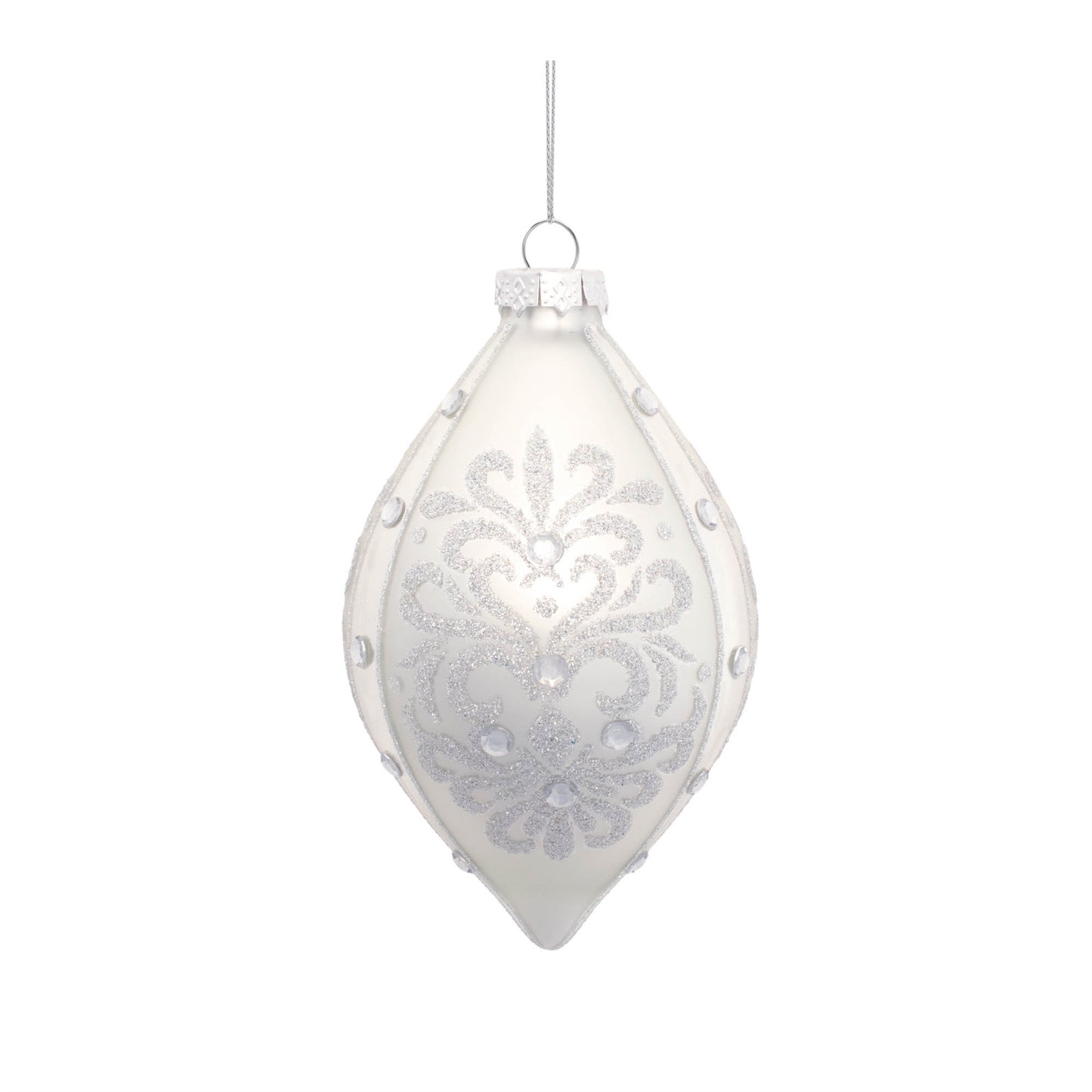 Glittered Ornaments (Set of 6)