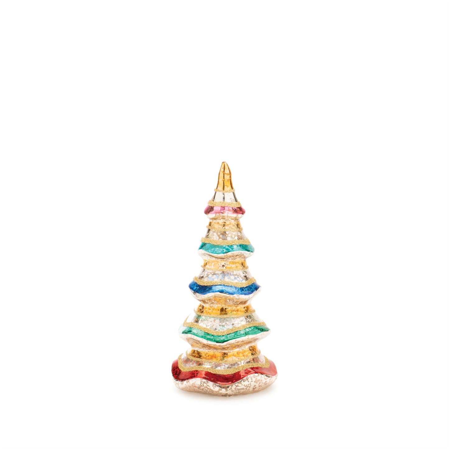 Multicolor Mercury Glass Pine Tree (Set of 3)