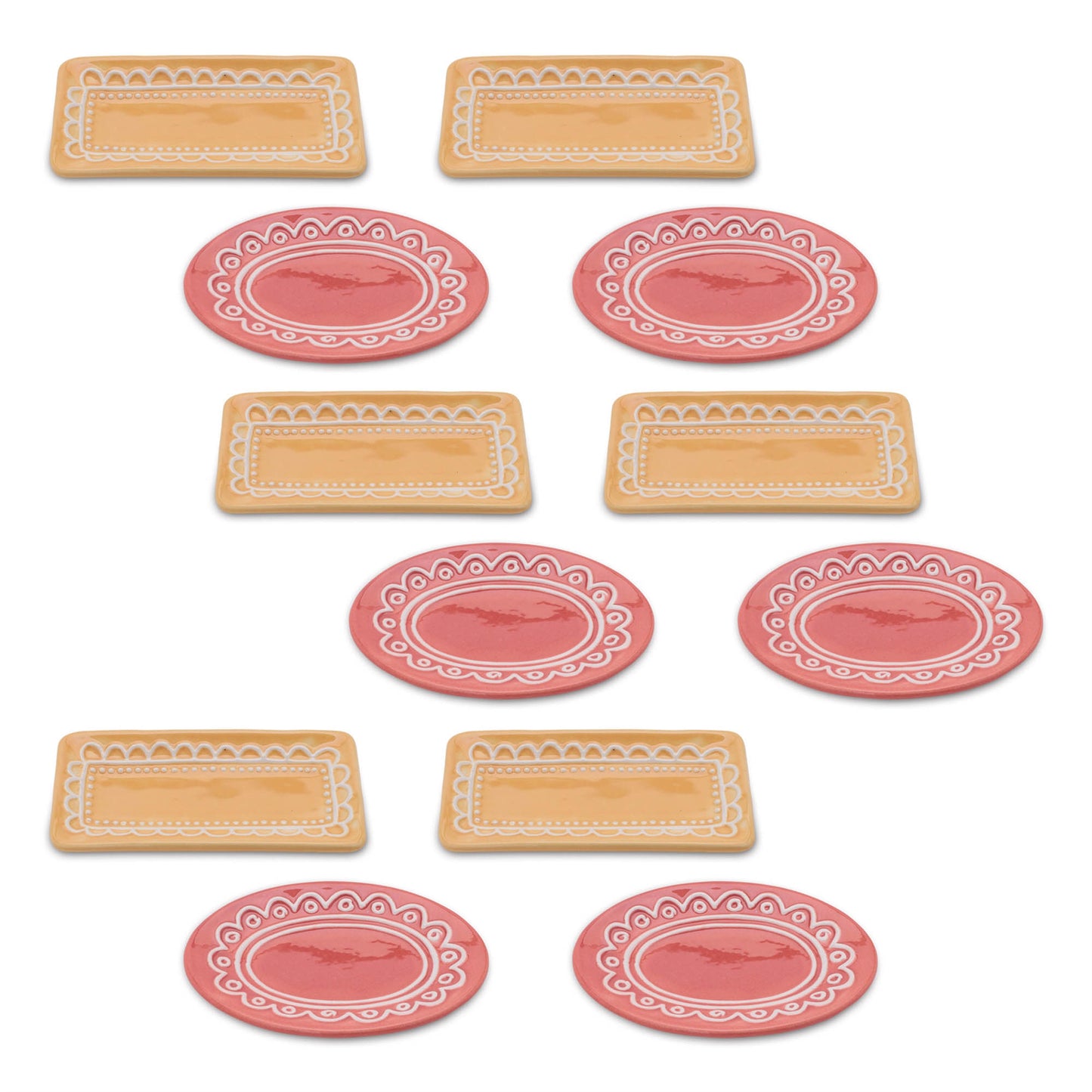 Ceramic Trinket Dish (Set of 12)