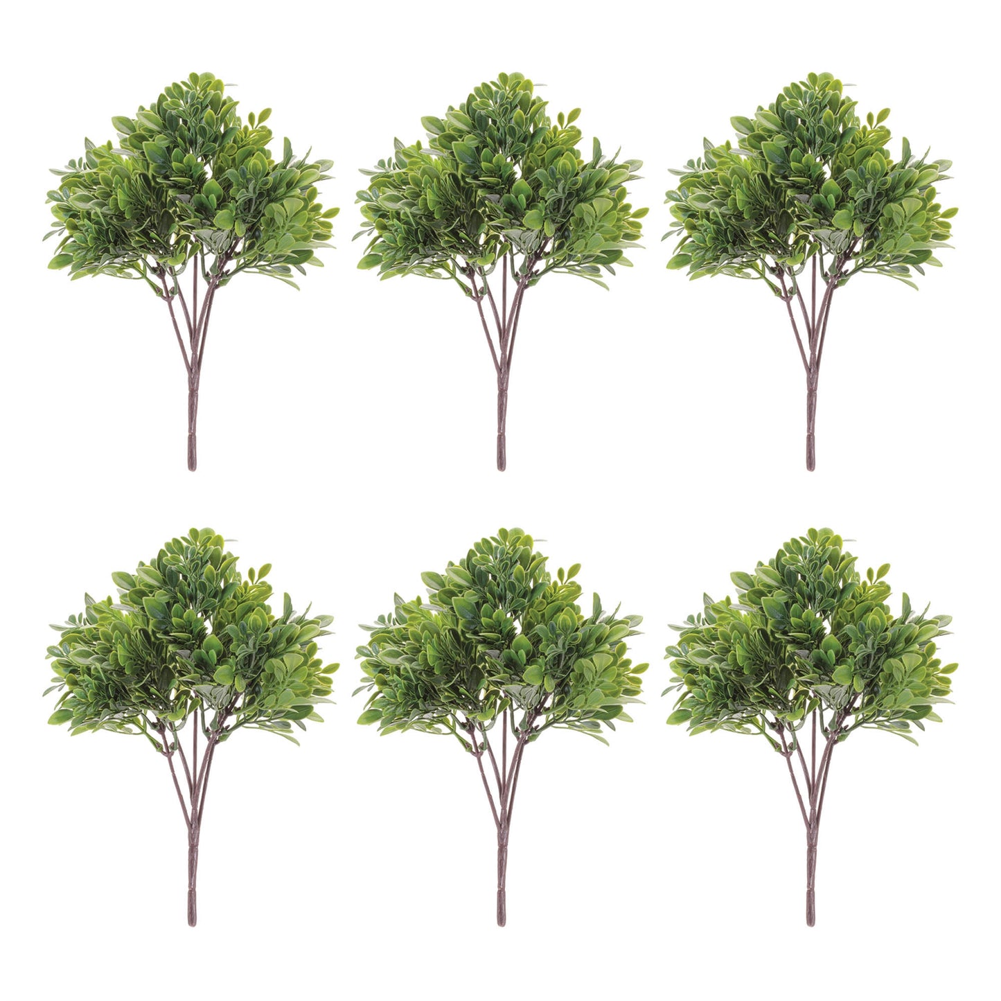 Boxwood Foliage Bush (Set of 6)