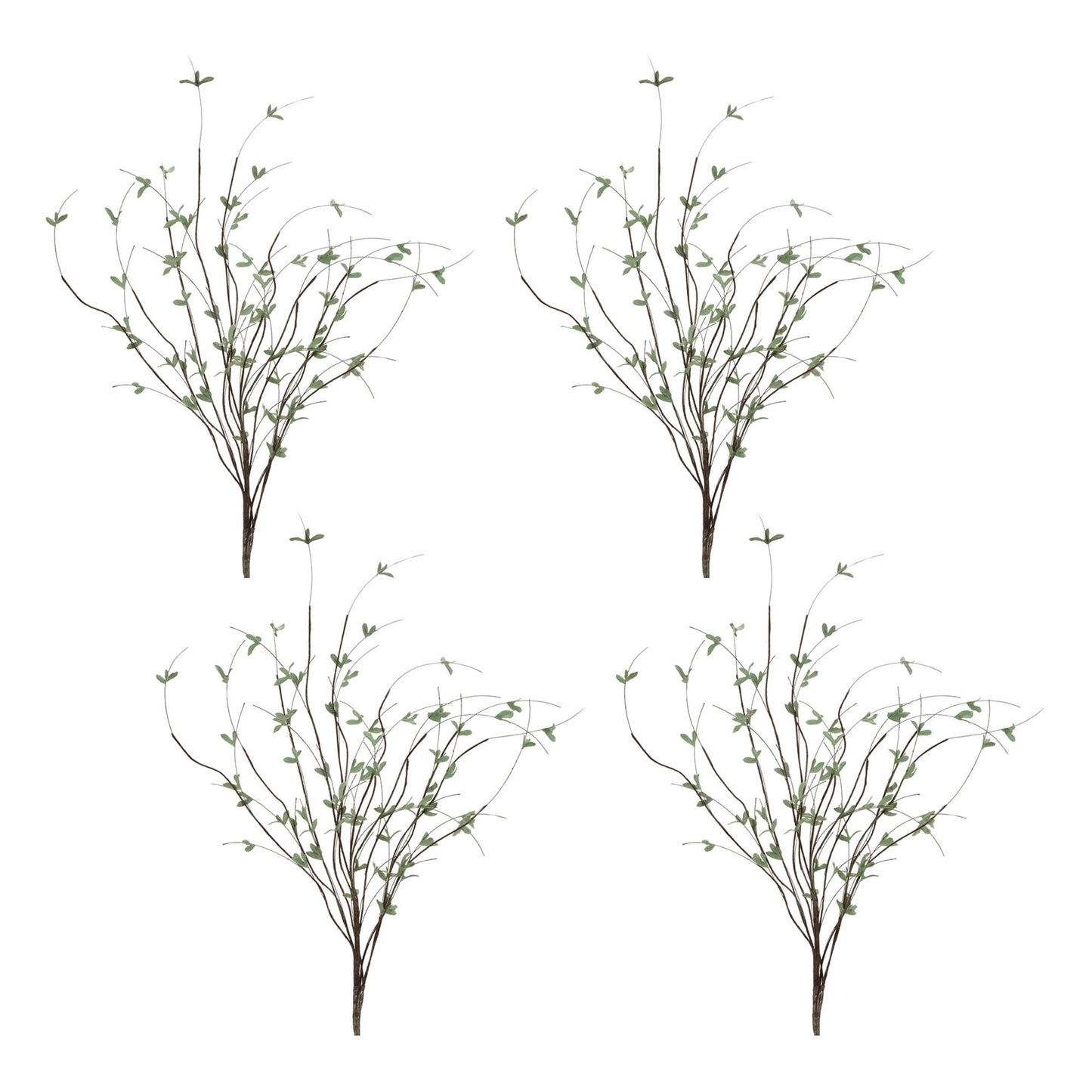 Mini Leaf Twig Branch (Set of 4)