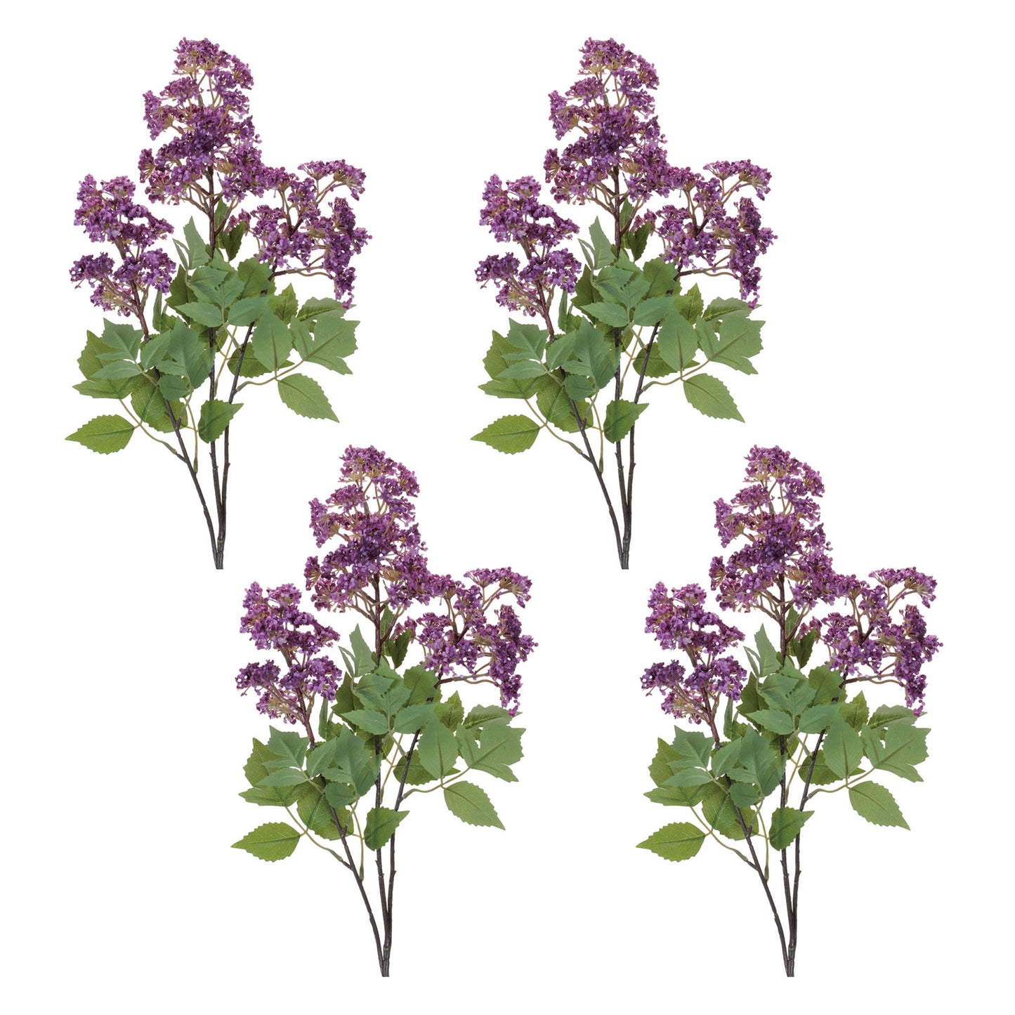 Lilac Floral Spray (Set of 4)