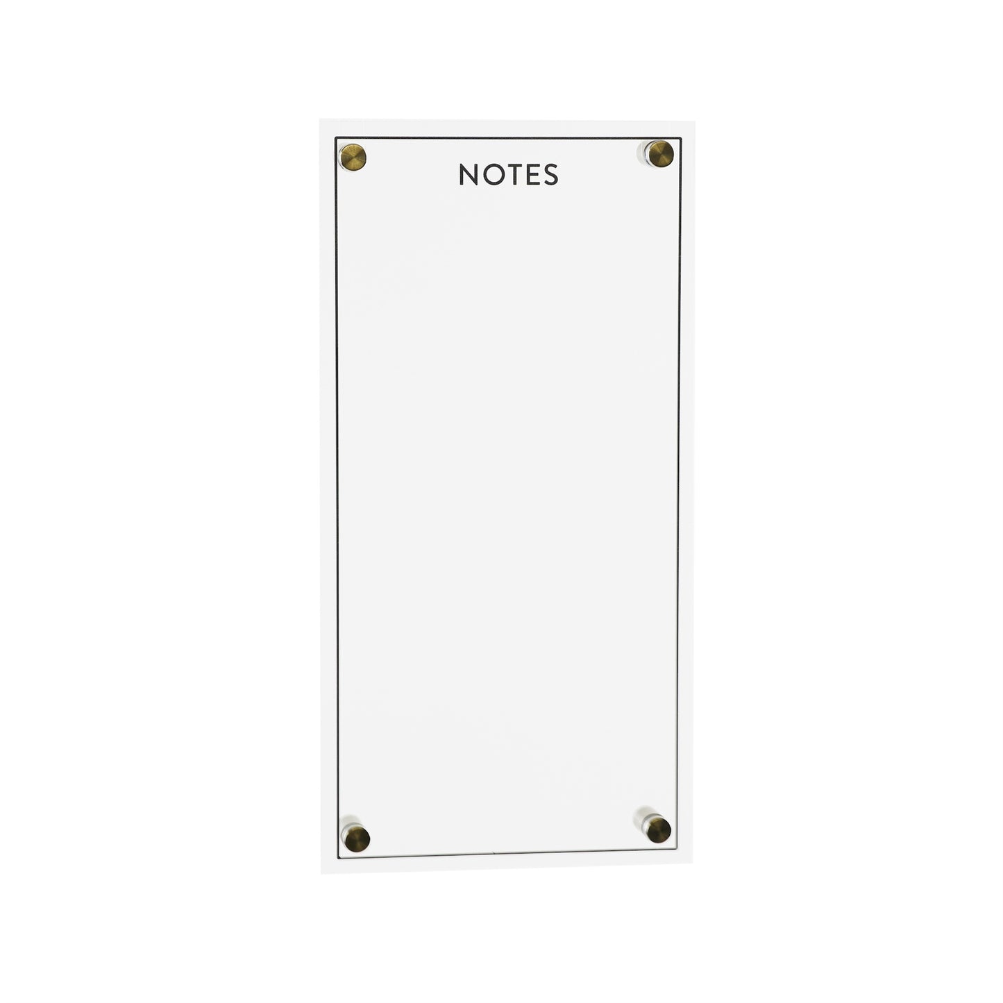 Acrylic Dry Erase Notes Board 13"H