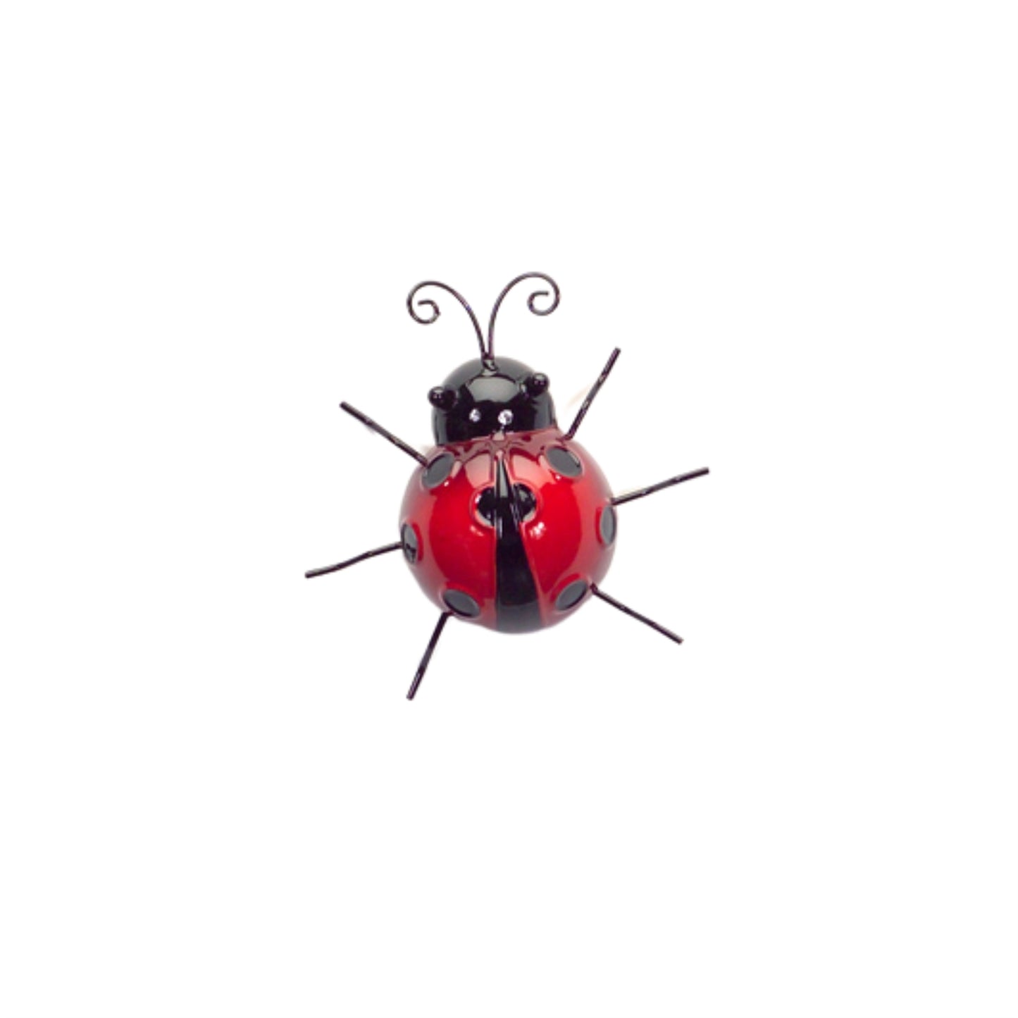 Metal Lady Bug Garden Decor (Set of 6)
