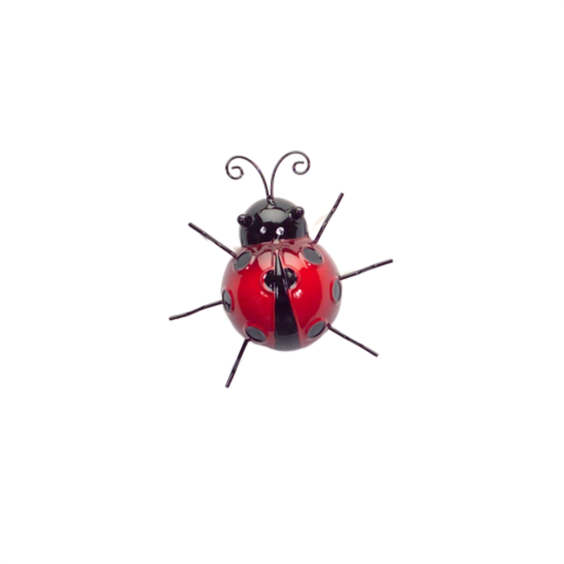 Metal Lady Bug Garden Decor (Set of 6)