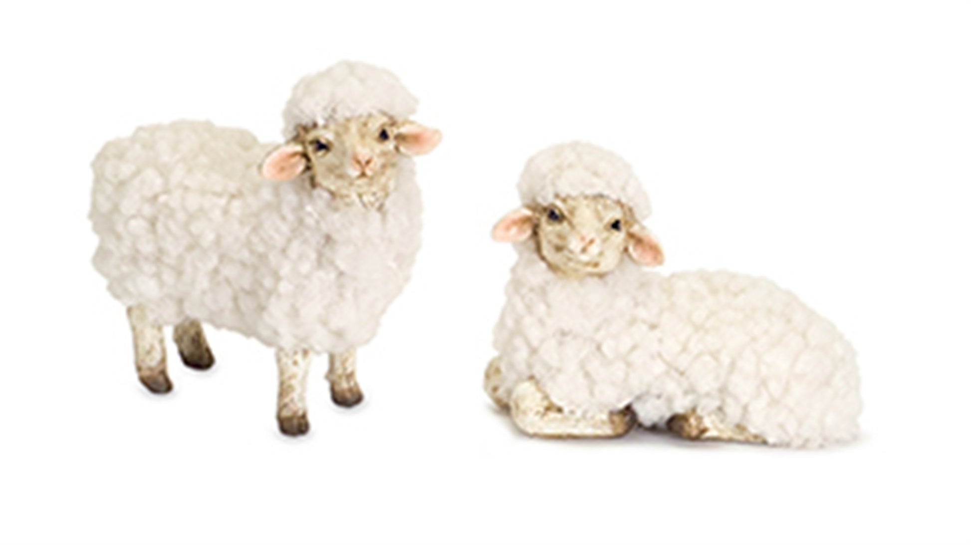 Happy Tabletop Sheep Figurine (Set of 8)
