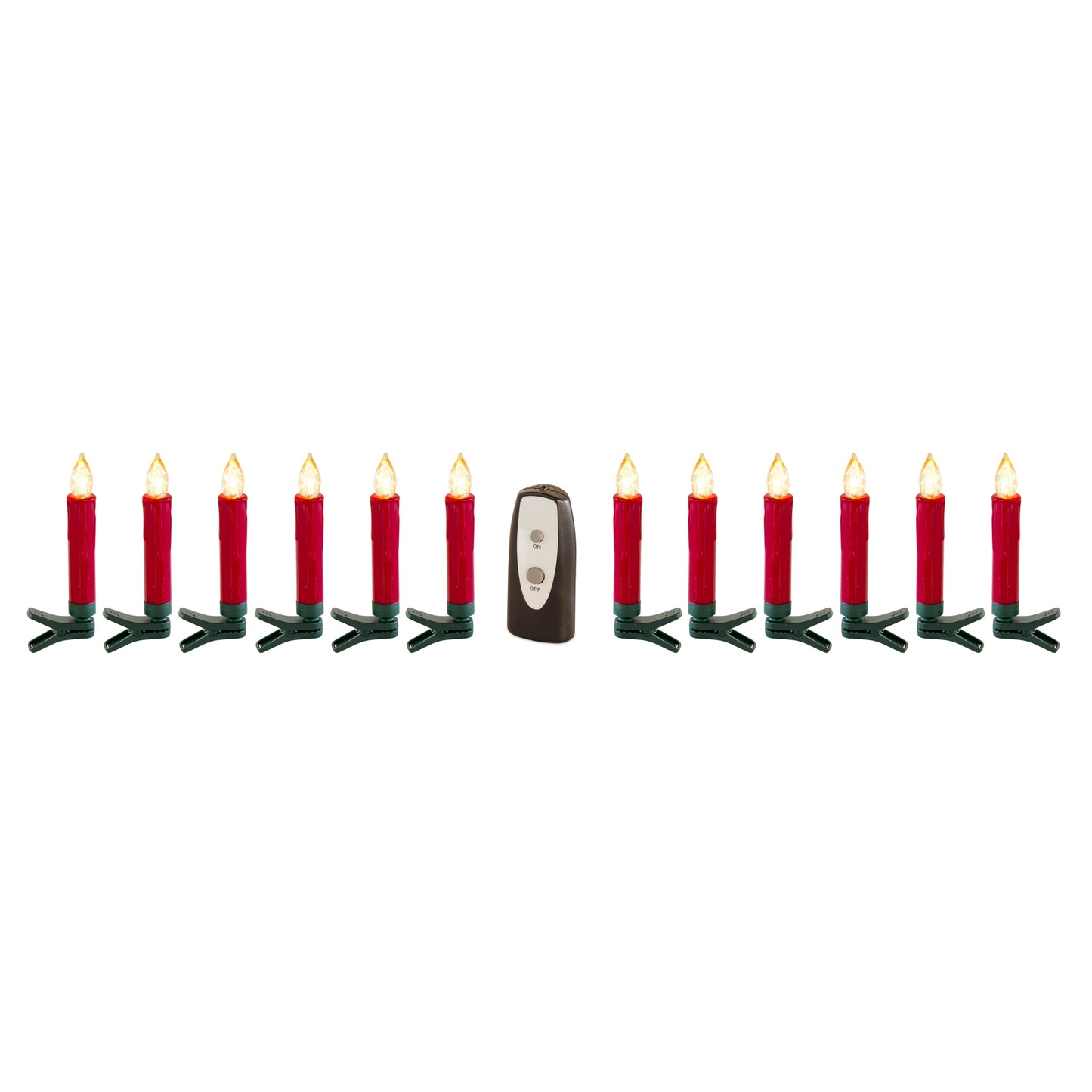 LED Clip on Taper Candle with Remote (Set of 24)
