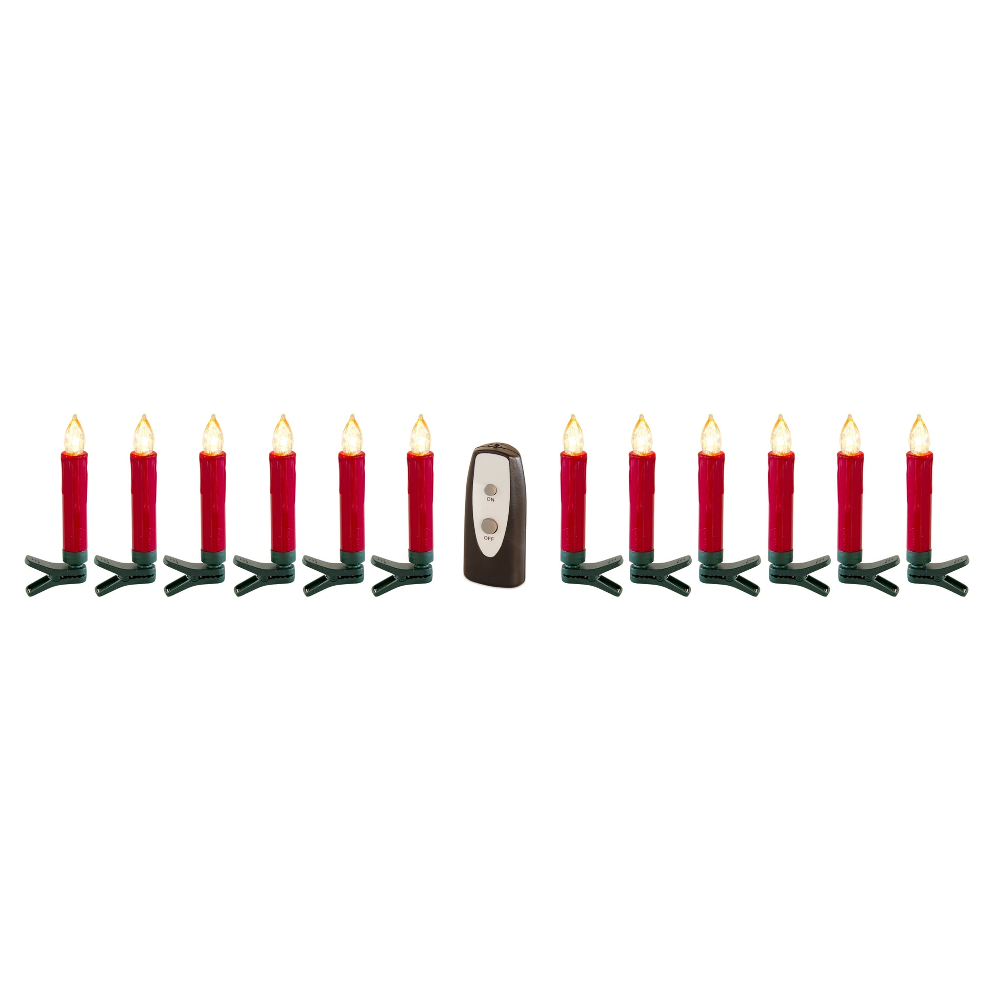 LED Clip on Taper Candle with Remote (Set of 24)