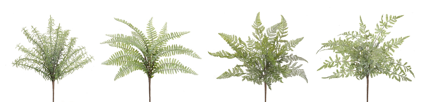 Assorted Fern Foliage Bush (Set of 12)