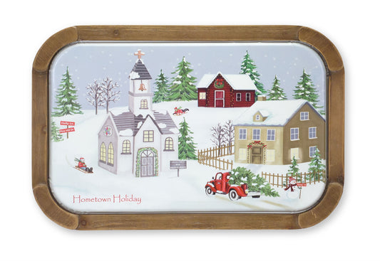Holiday Village Wall Art 23.75"L