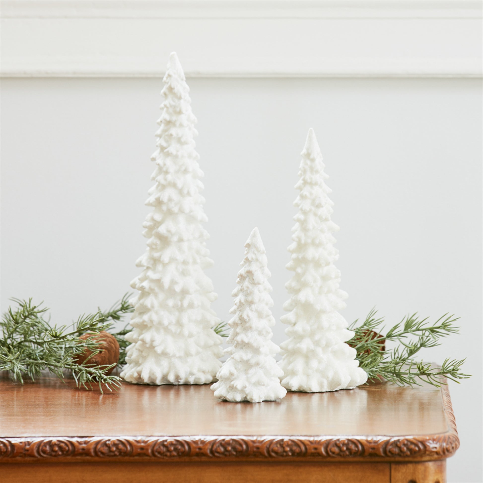 Off-White Tabletop Holiday Tree (Set of 6)