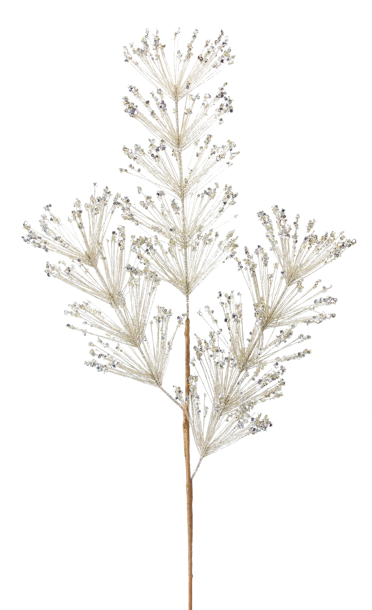 Pine and Sequin Spray (Set of 12)