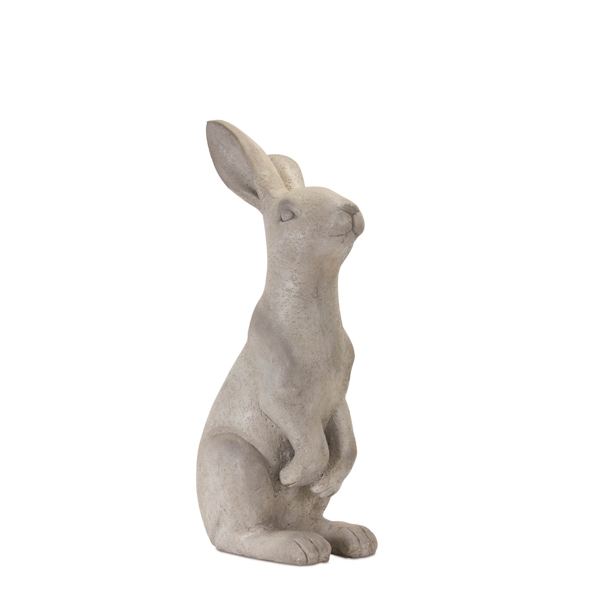 Natural Stone Sitting Rabbit Statue (Set of 2)