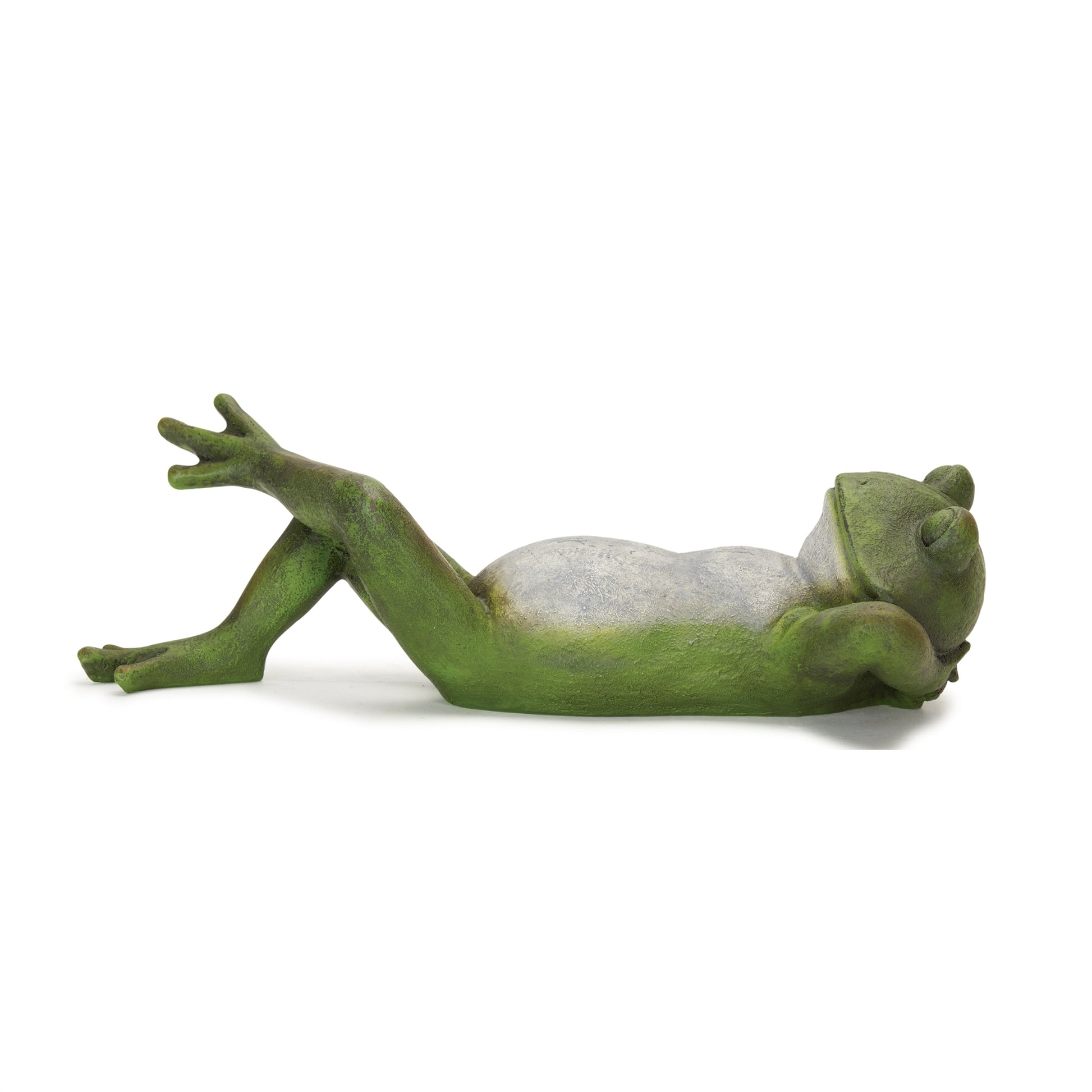 Lounging Garden Frog Figurine (Set of 3)