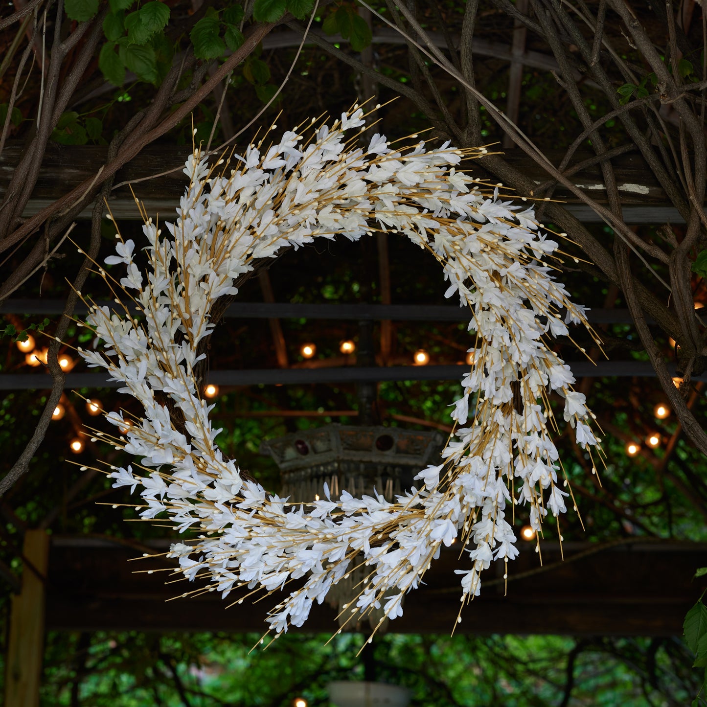 Blossom Floral Wreath 25"D