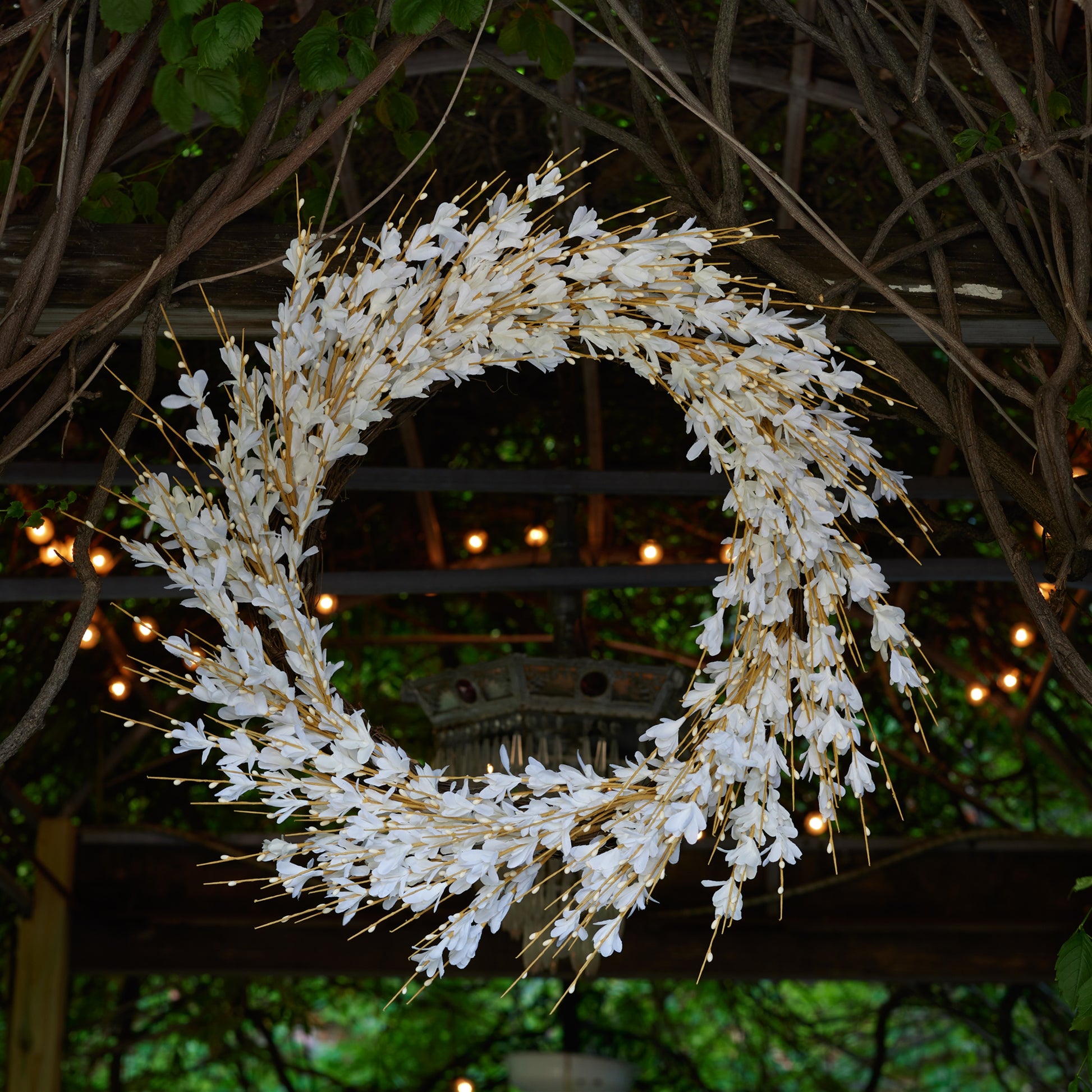 Blossom Floral Wreath 25"D