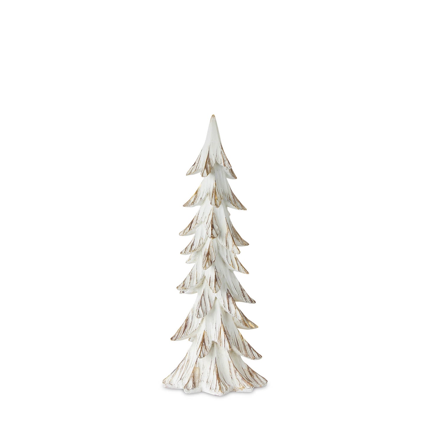 Carved Wood Design Pine Tree Decor (Set of 3)
