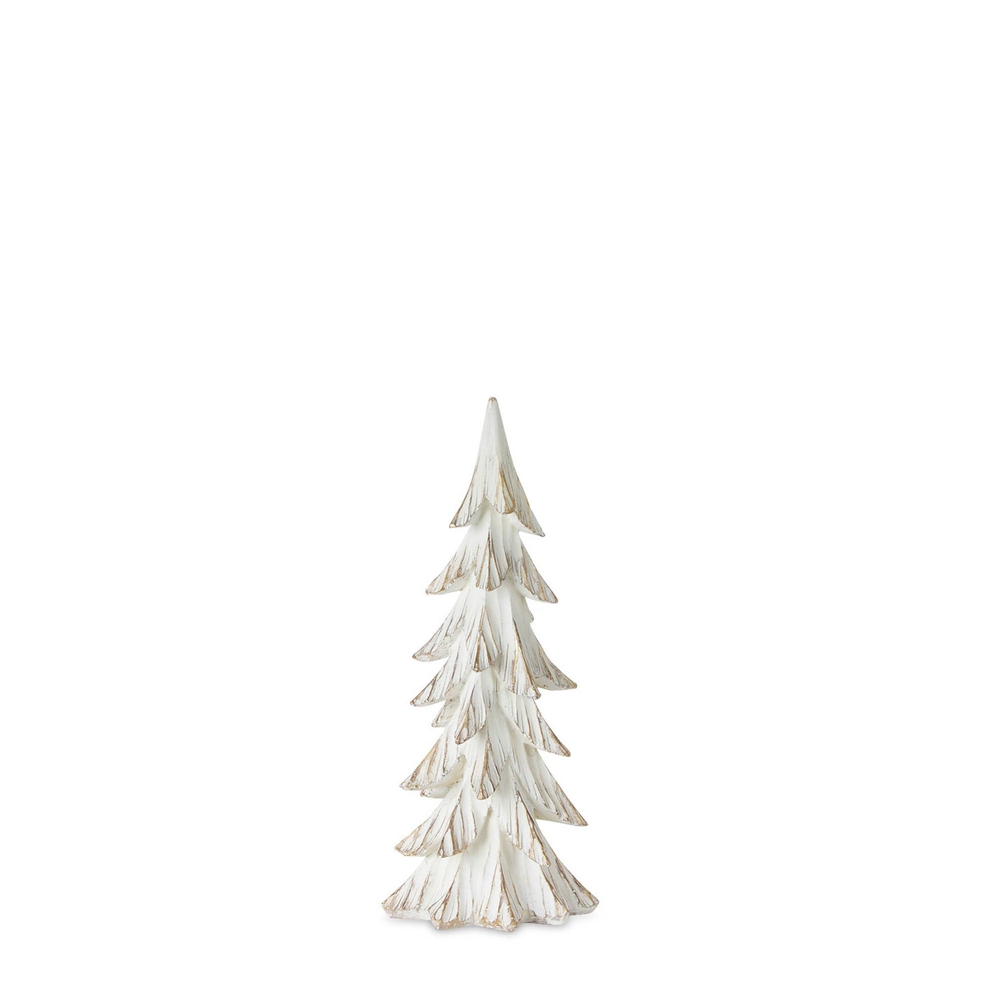 Carved Wood Design Pine Tree Decor (Set of 3)