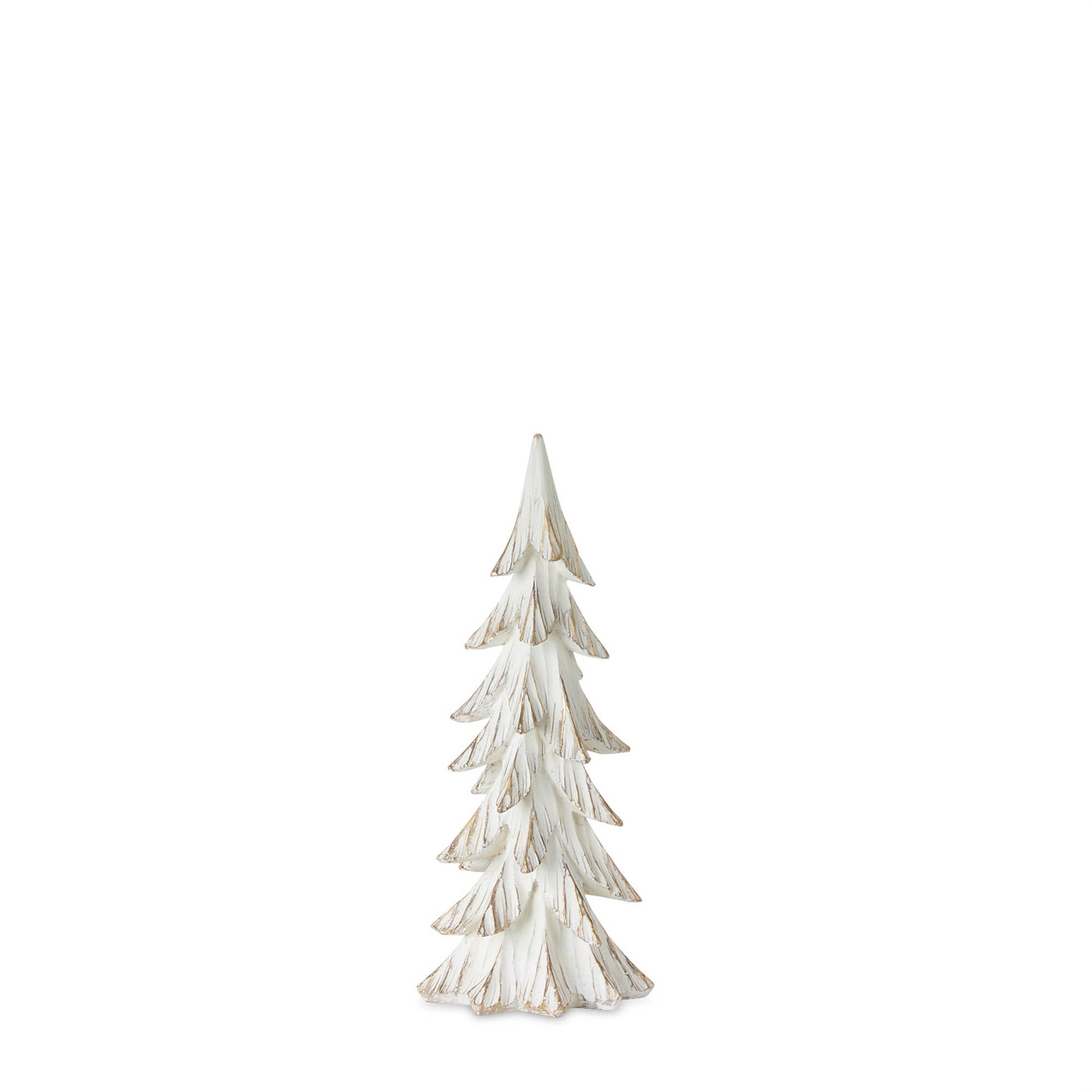Carved Wood Design Pine Tree Decor (Set of 3)