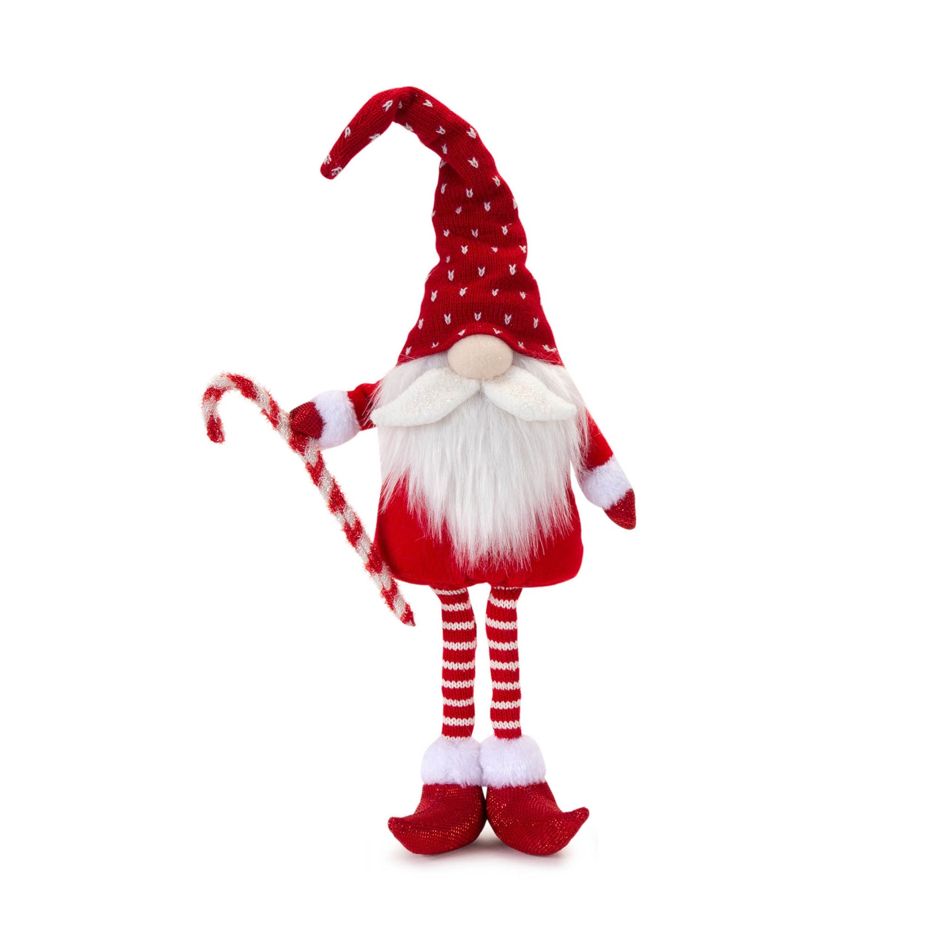 Plush Standing Holiday Elf Gnome Decor (Set of 2)