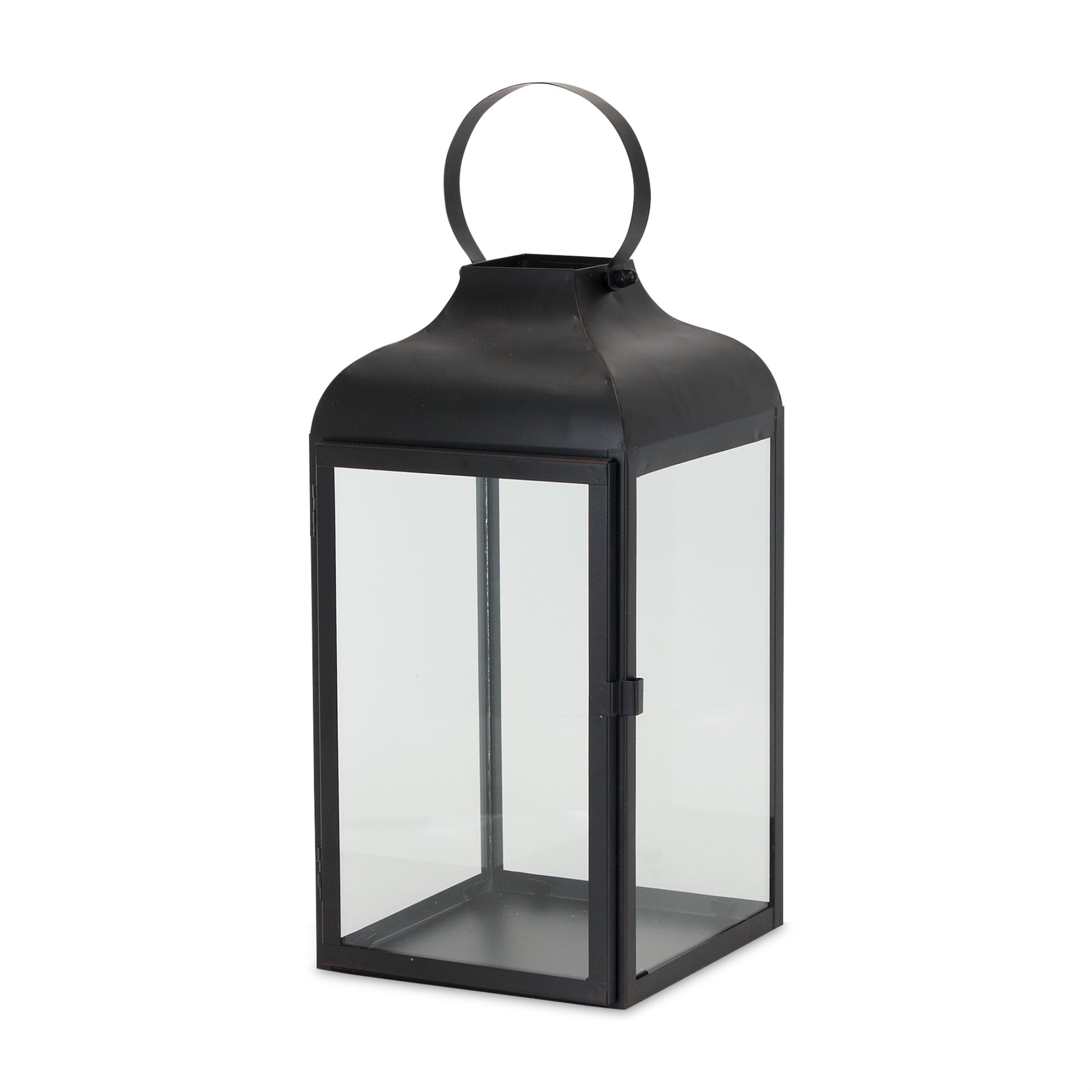 Modern Black Metal Lantern (Set of 3)