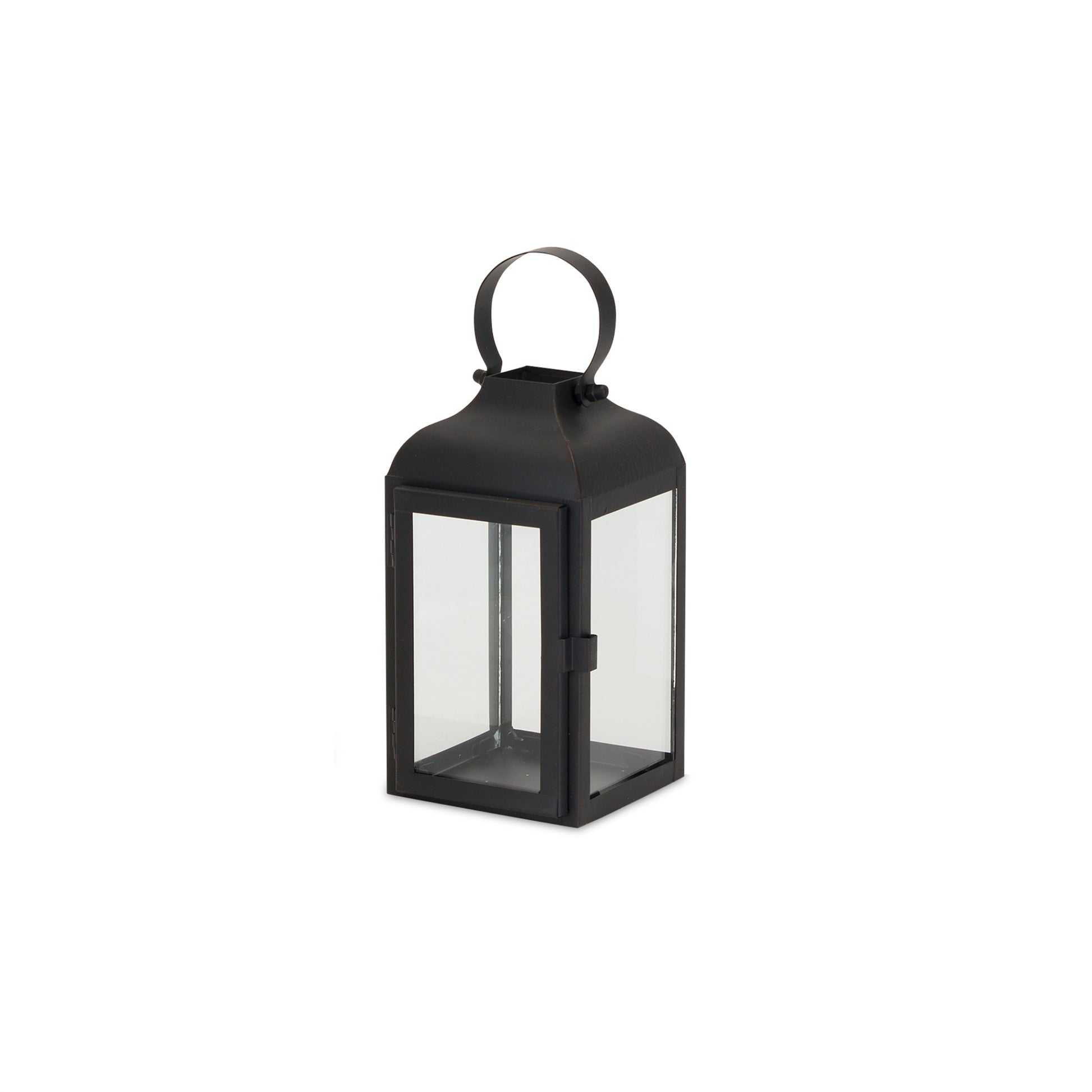 Modern Black Metal Lantern (Set of 3)