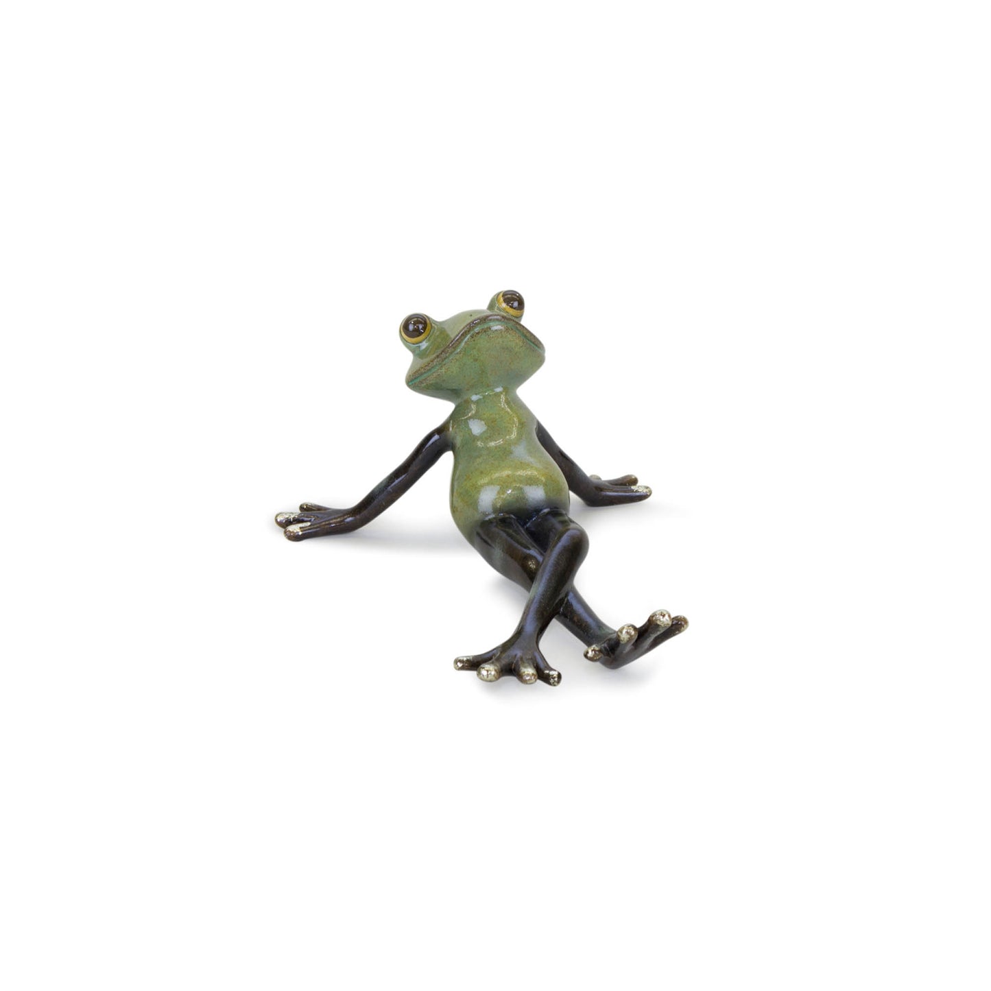 Lounging Garden Frog Figurine (Set of 2)