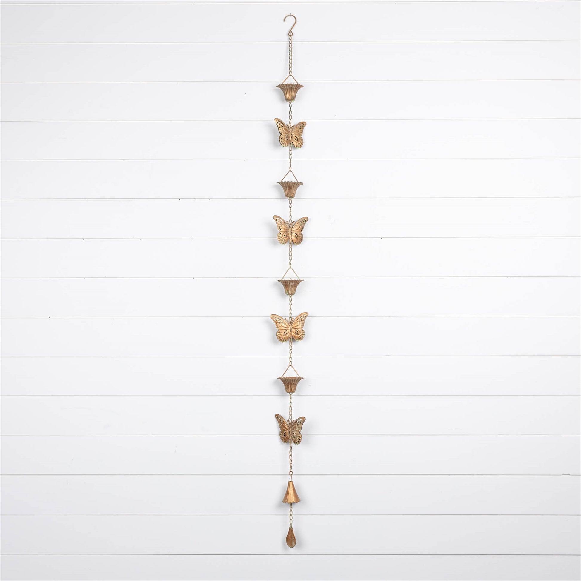 Iron Butterfly Rain Chain 61.5"H