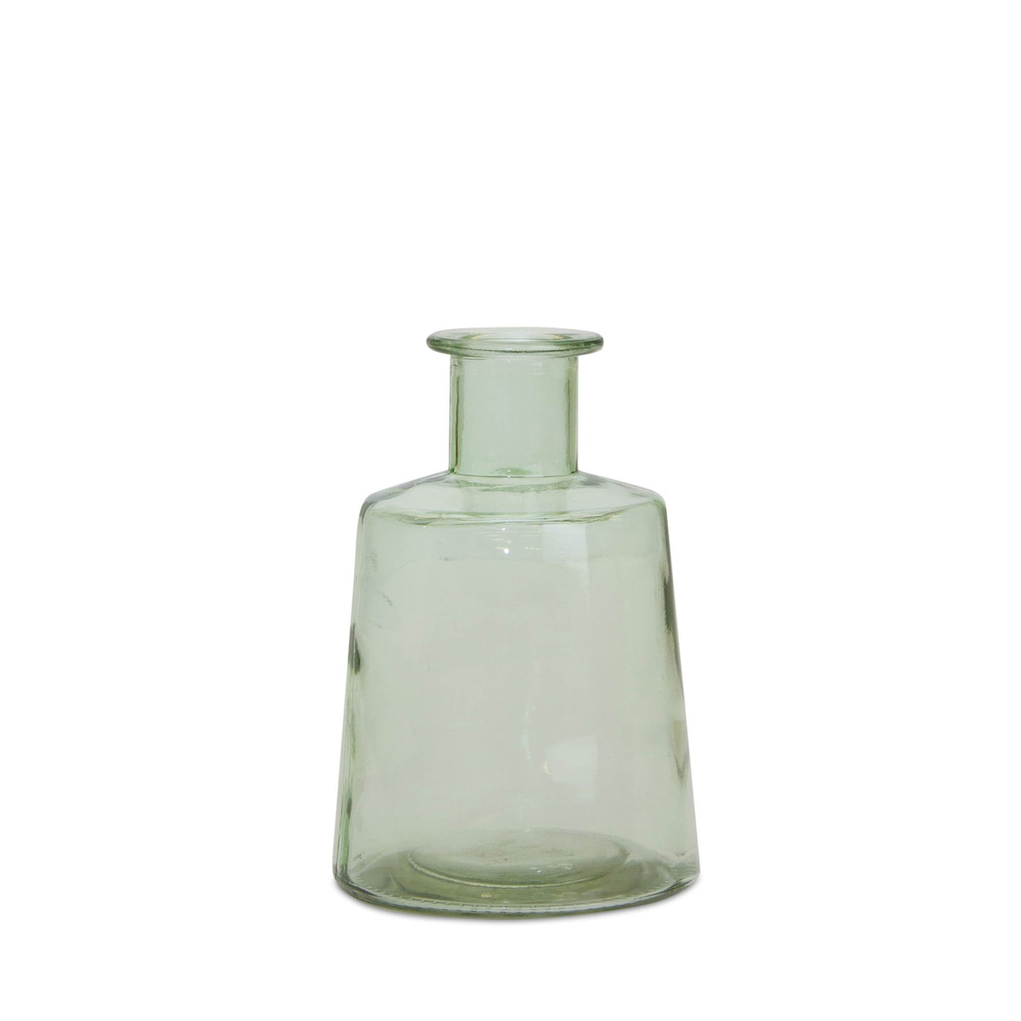 Sage Green Glass Bottle Vase (Set of 2)