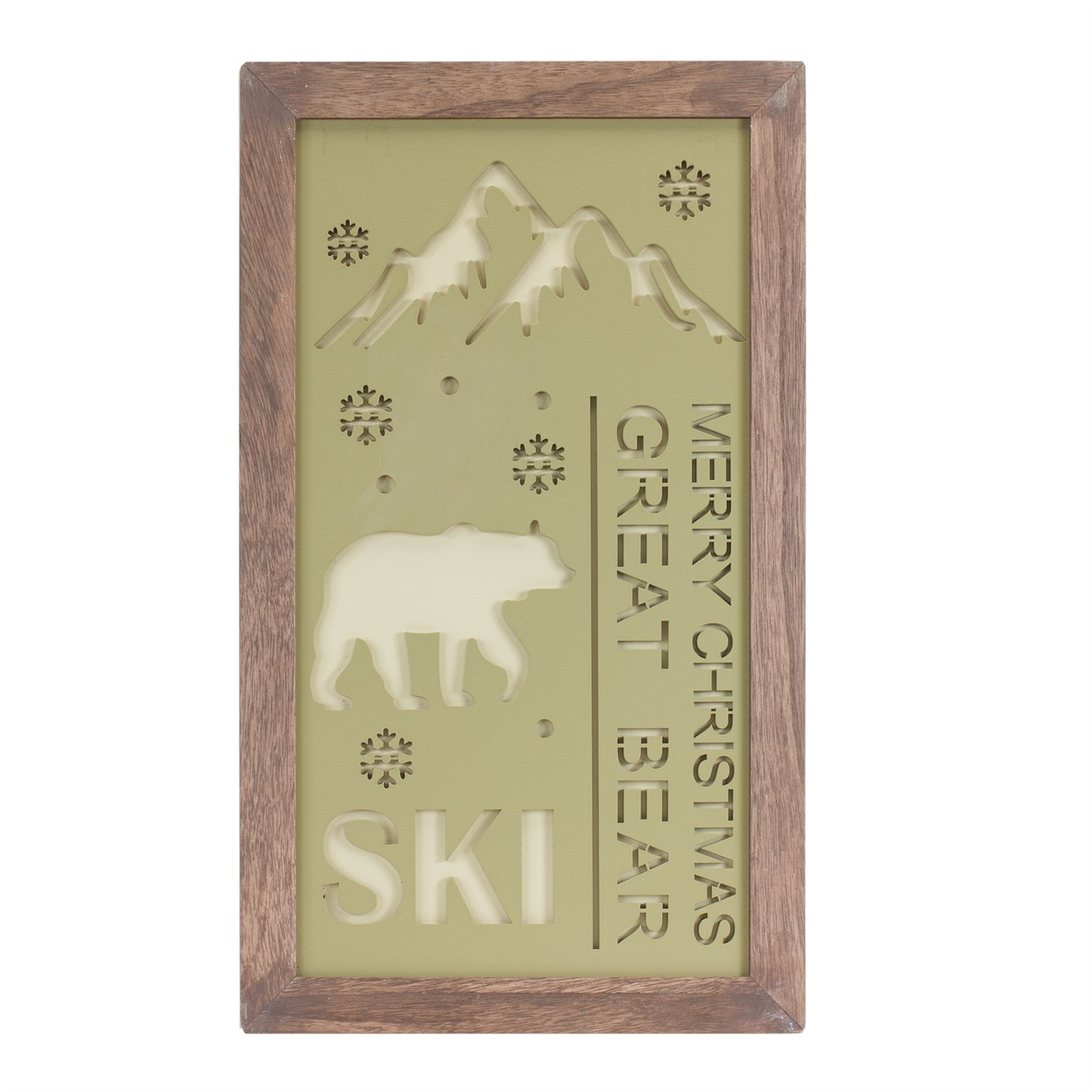 Ski Lodge Plaque Wall Art (Set of 3)